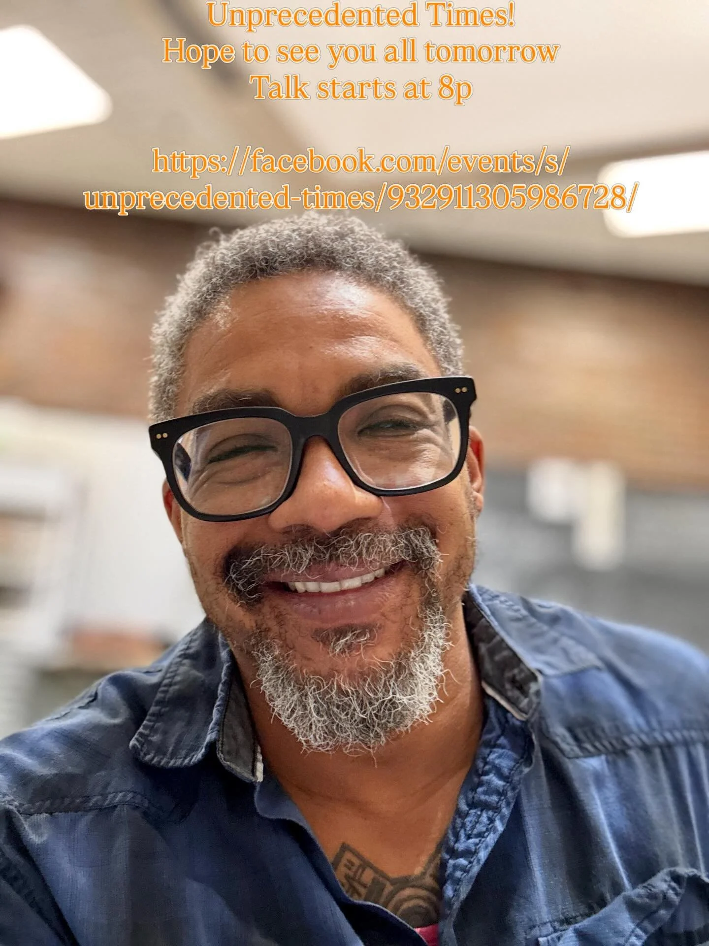 Talk starts at 8pm. Solar Arts Building. NE Minneapolis! Hope to see you all there !! https://facebook.com/events/s/unprecedented-times/932911305986728/