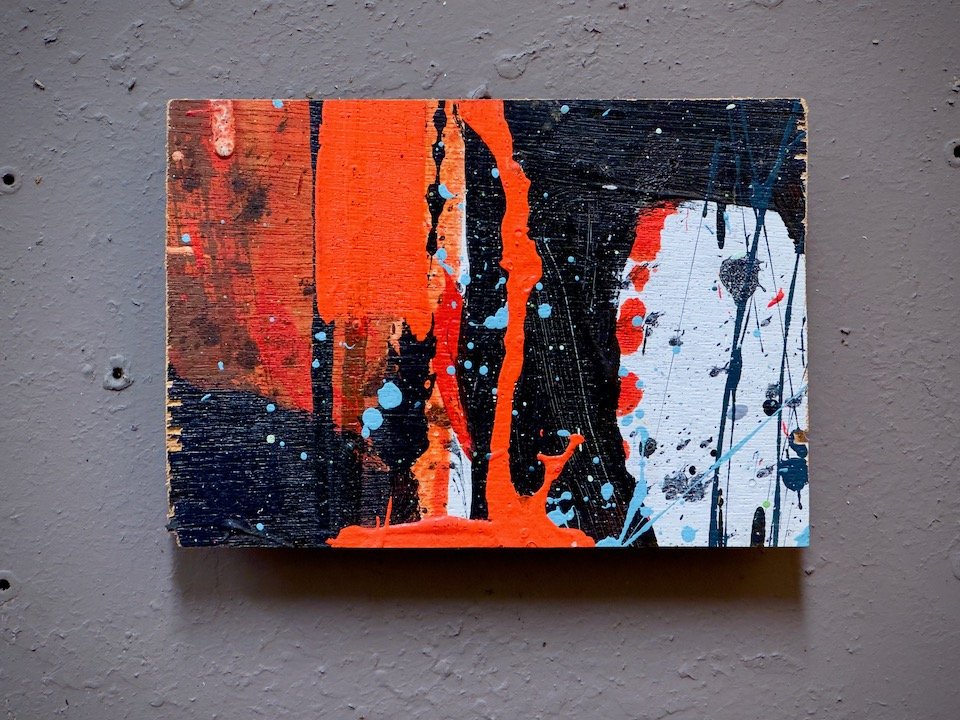 Solar Flare, Mixed Media on Panel, 9x11, 2018.jpeg