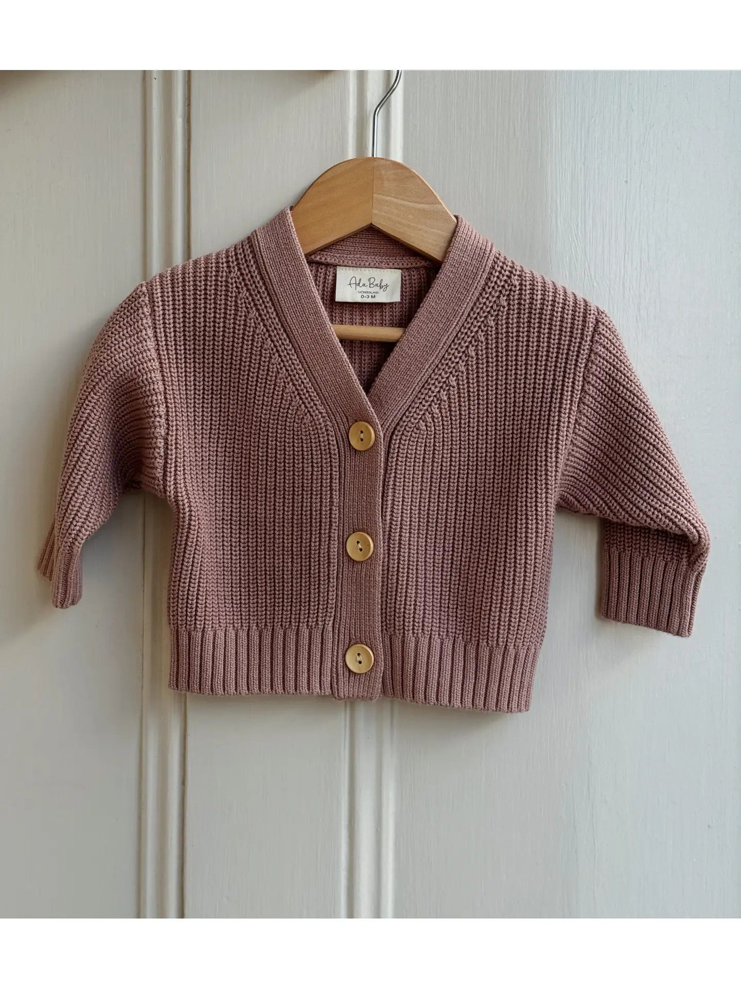 Cotton Knit Sweater Cardigan