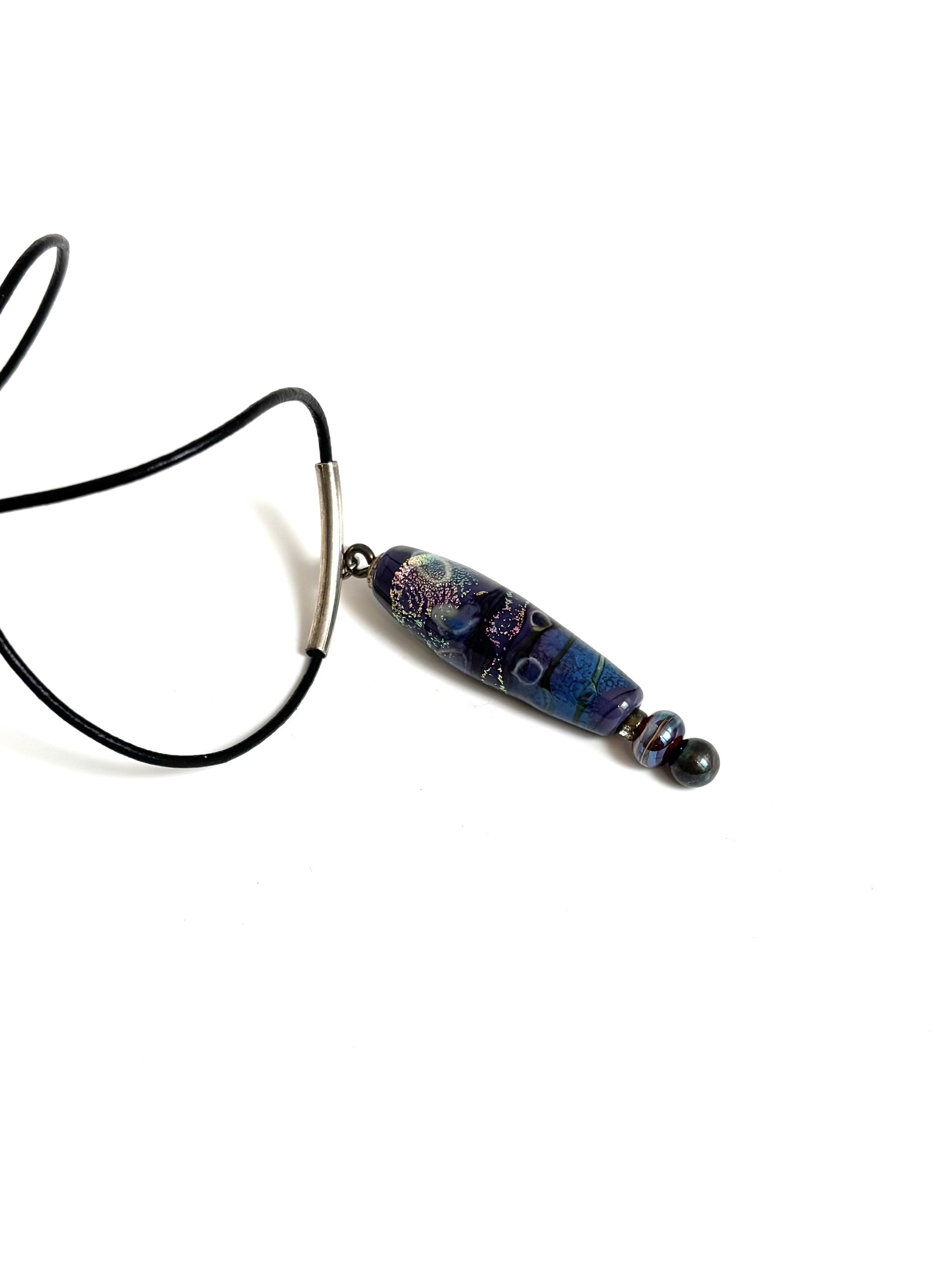 Purple and blue pendant