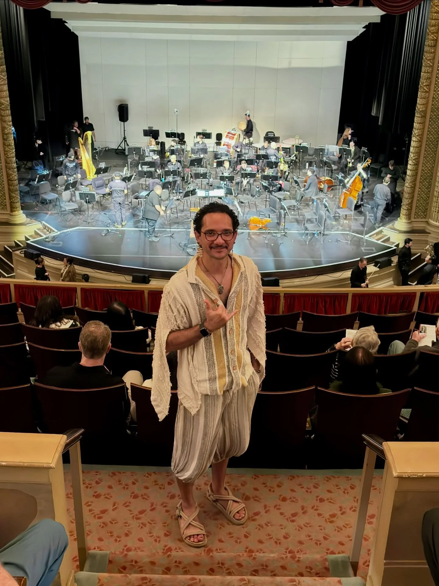 Thank you @hawaiisymphonyorchestra and @hawaiitheatre for a great show last night! Brahms and the Black Dragon was fantastic. Fun fact: the idea for Inanna Designs was born at Hawaiʻi Theatre while listening to HSO expertly play Mozart. 

The split-s