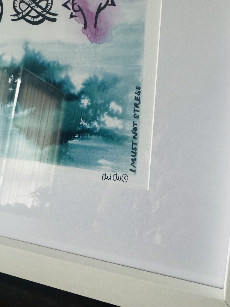 I must not stress pictograms Chi Chi Design by AJL