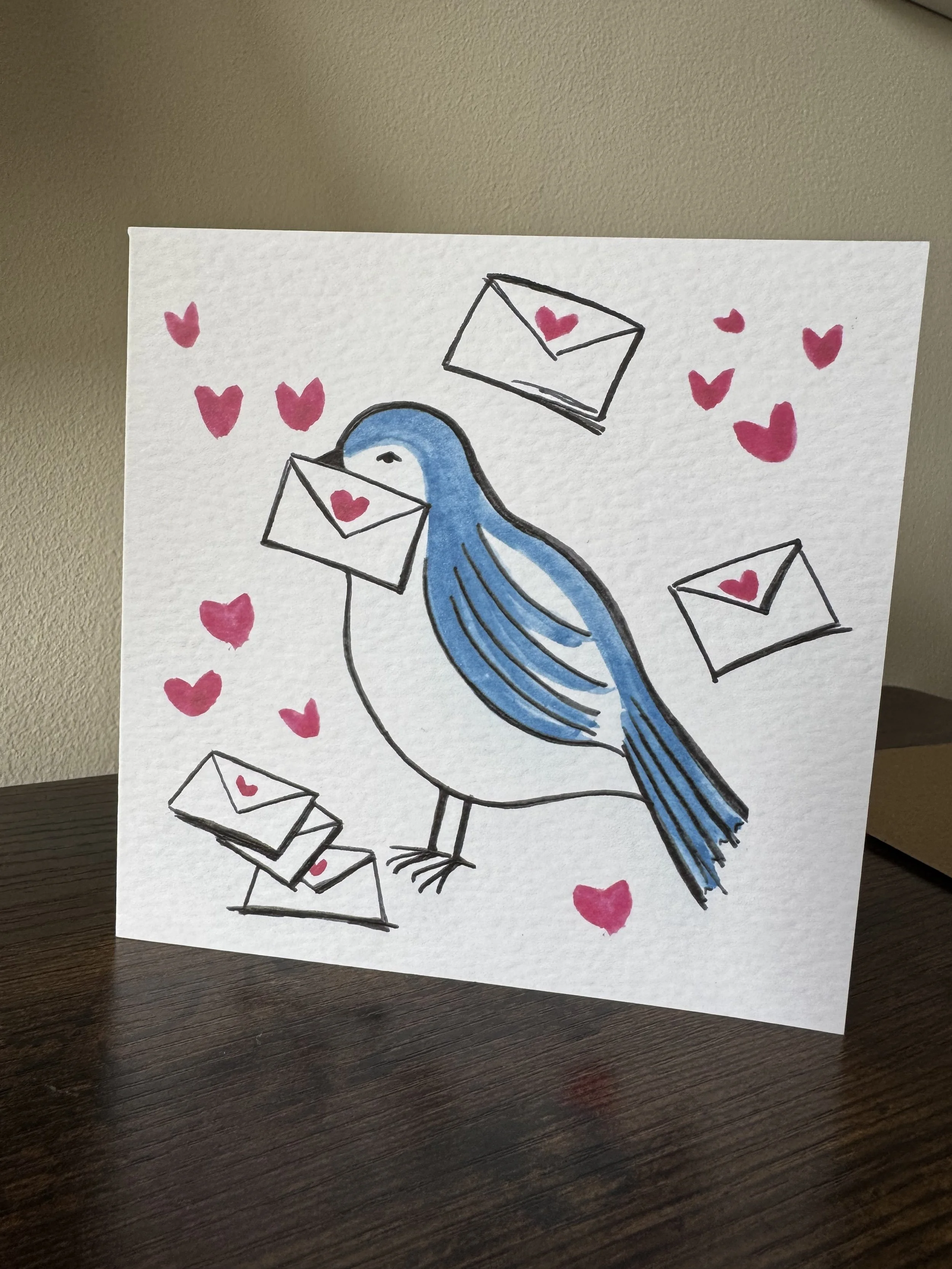 Birdie Postie Chi Chi Design by AJL