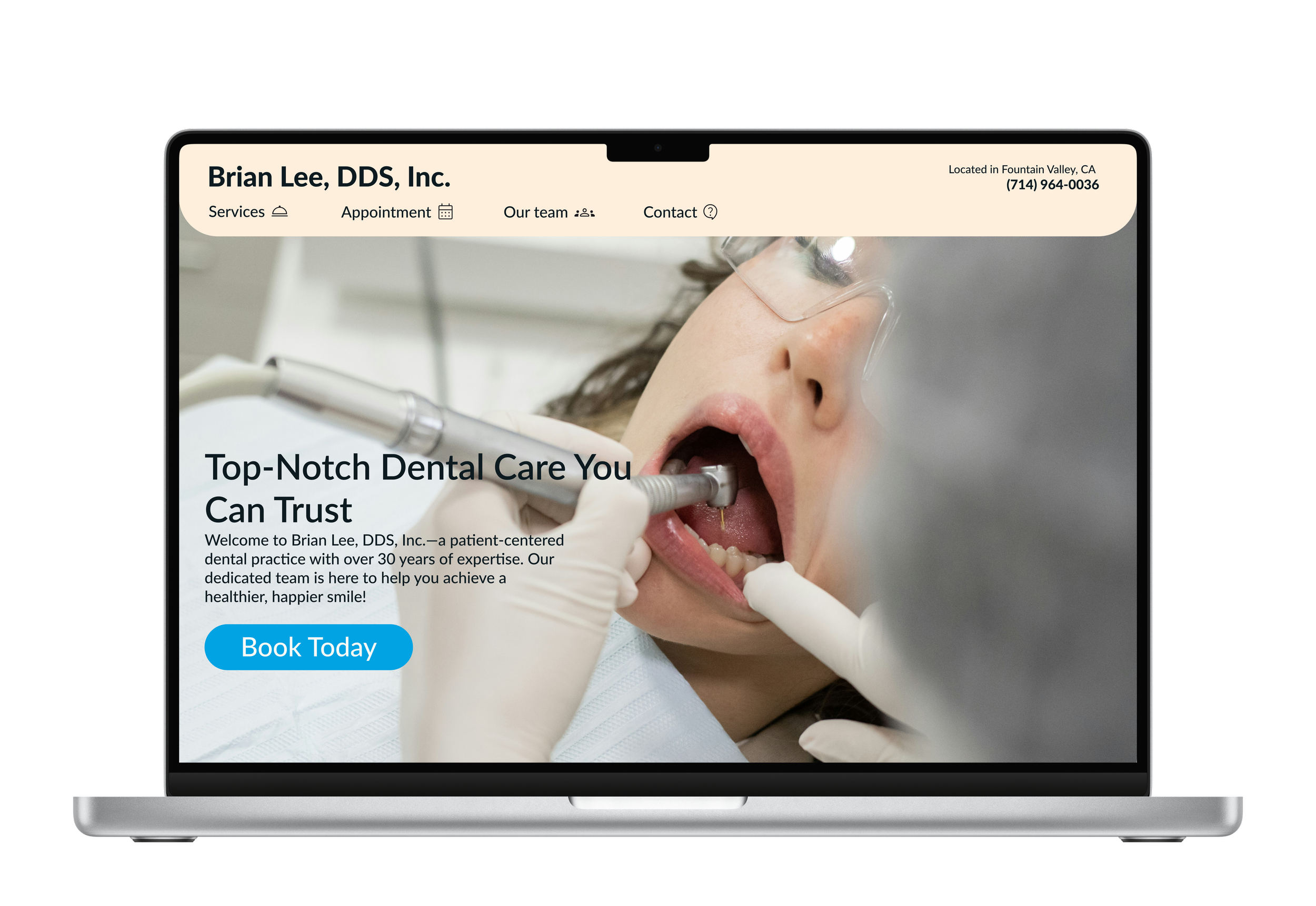 Dr. Brian Lee - Responsive Website Redesign
