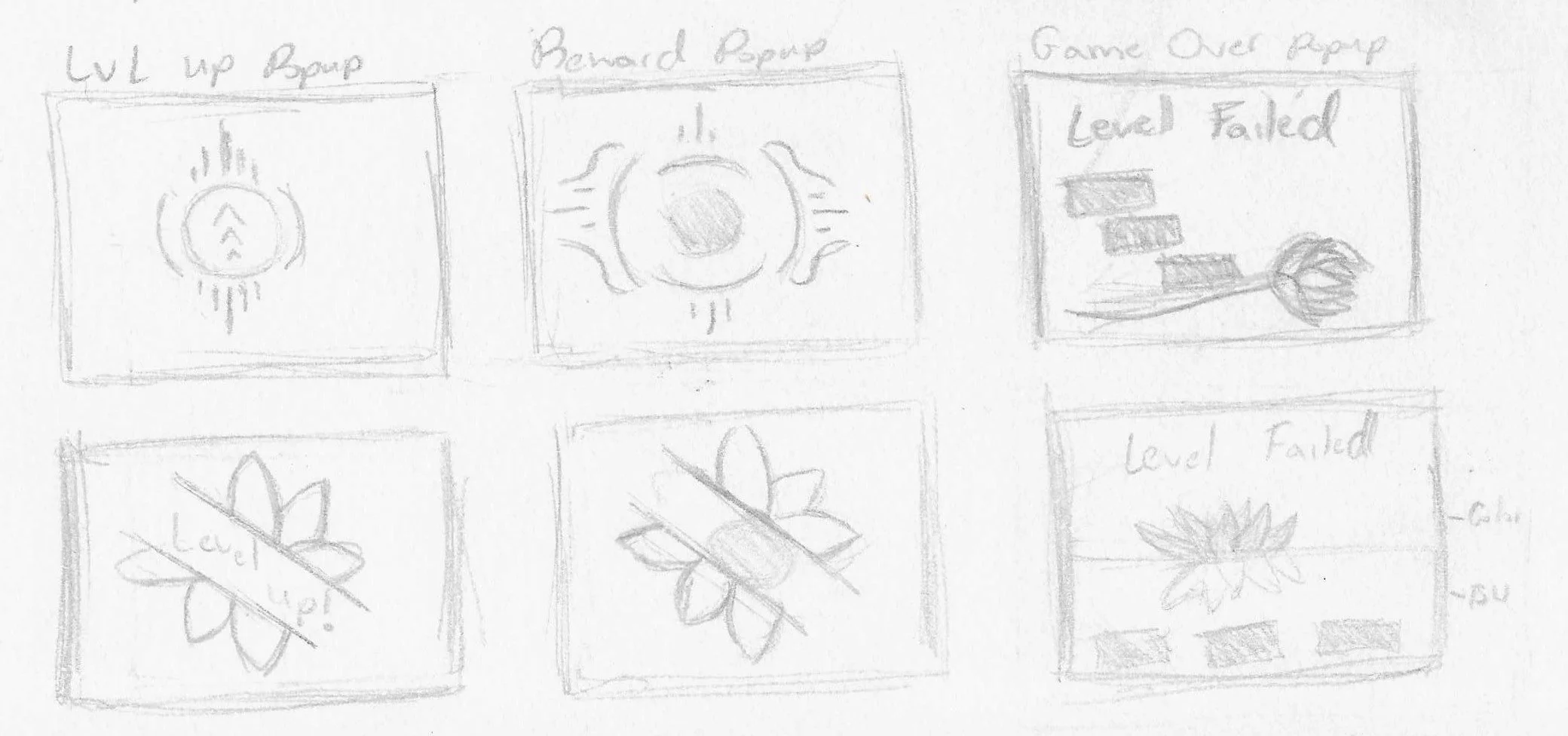 UI Concept Sketches