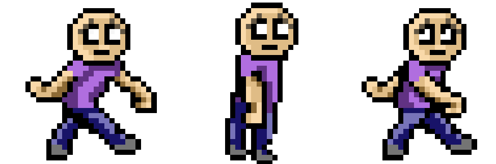 Character Walking SpriteSheet for Stealth ImPOOsible 3