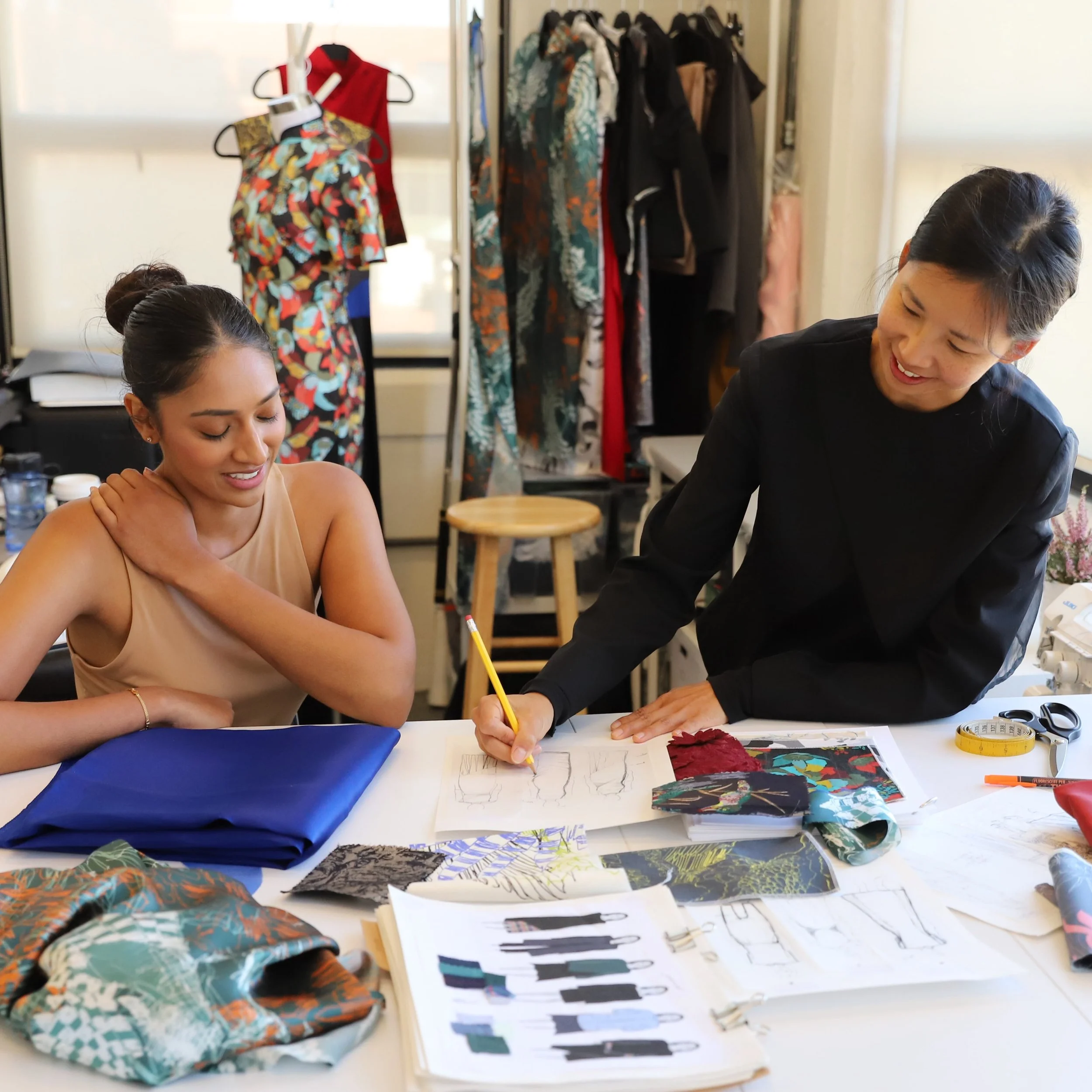 Good design is listening, interpreting and allowing creative collaborations to develop in a meaningful way. 

@aoeicouture bespoke is a simple process:
- Schedule a consultation to chat about your idea or event 
- Receive a custom sketch, select fabr