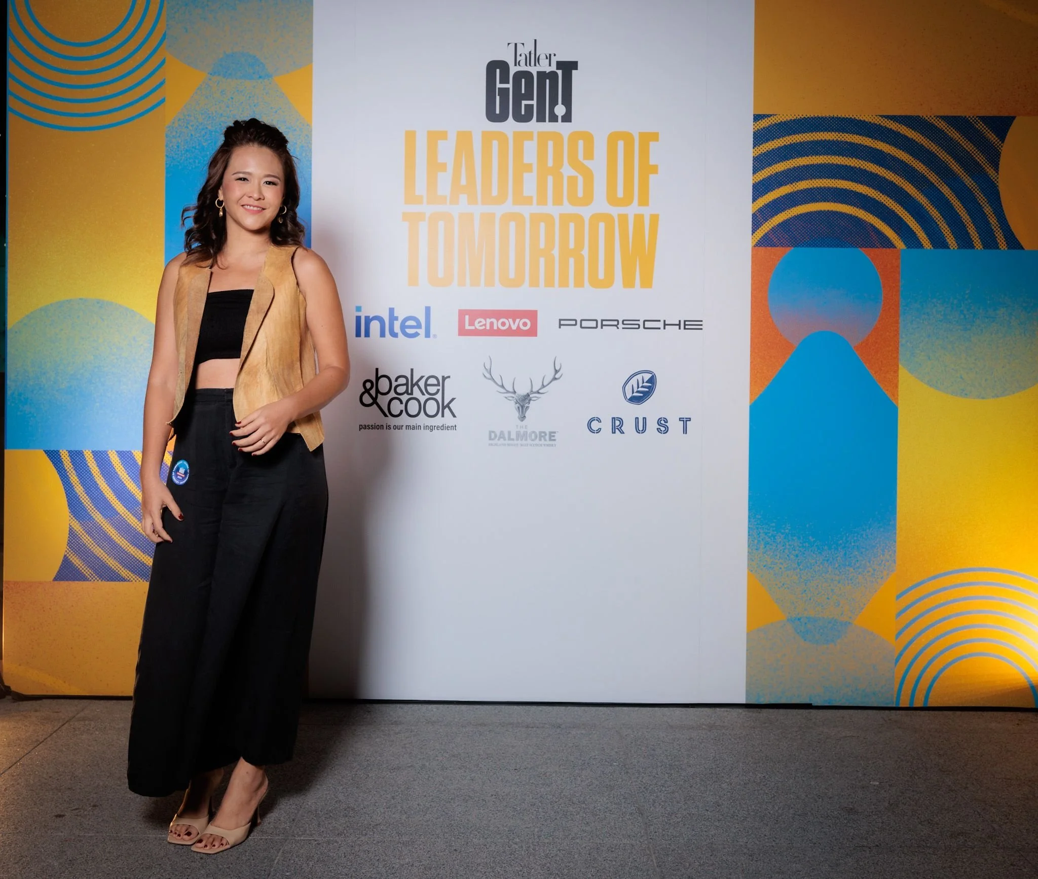 Fibre bark vest for an award ceremony