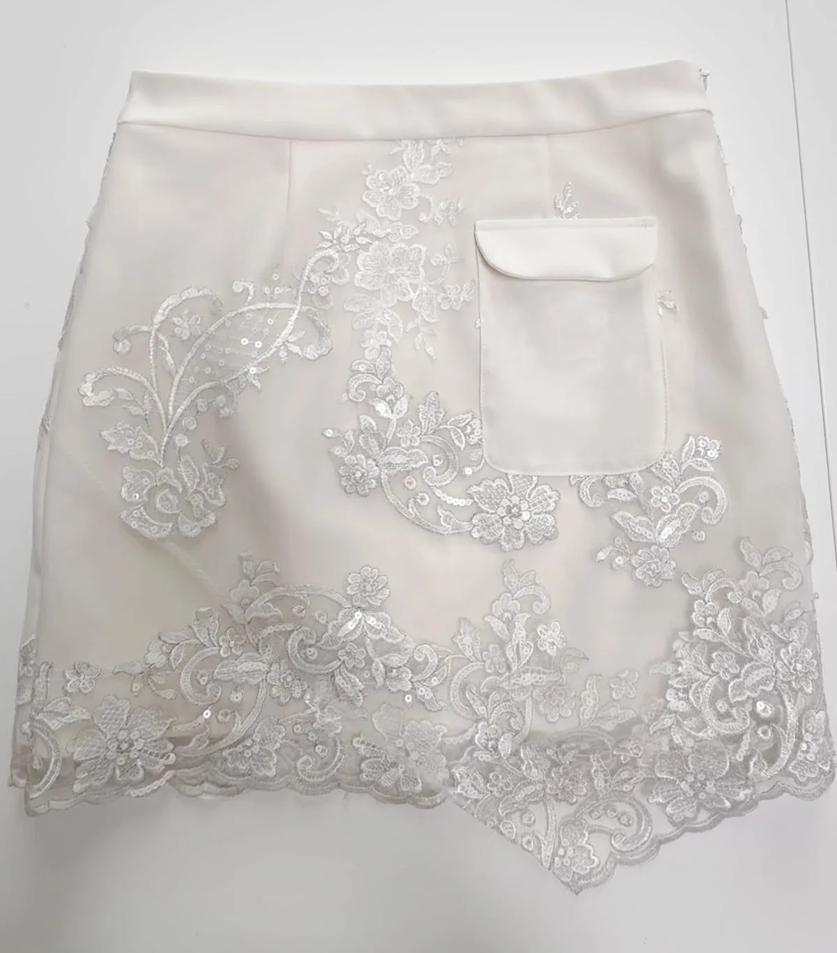 Repurposed Wedding Skirt in Singapore