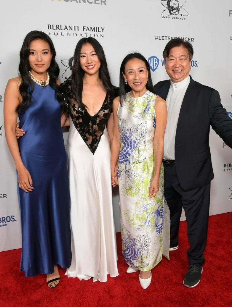 White gown with a bird pattern