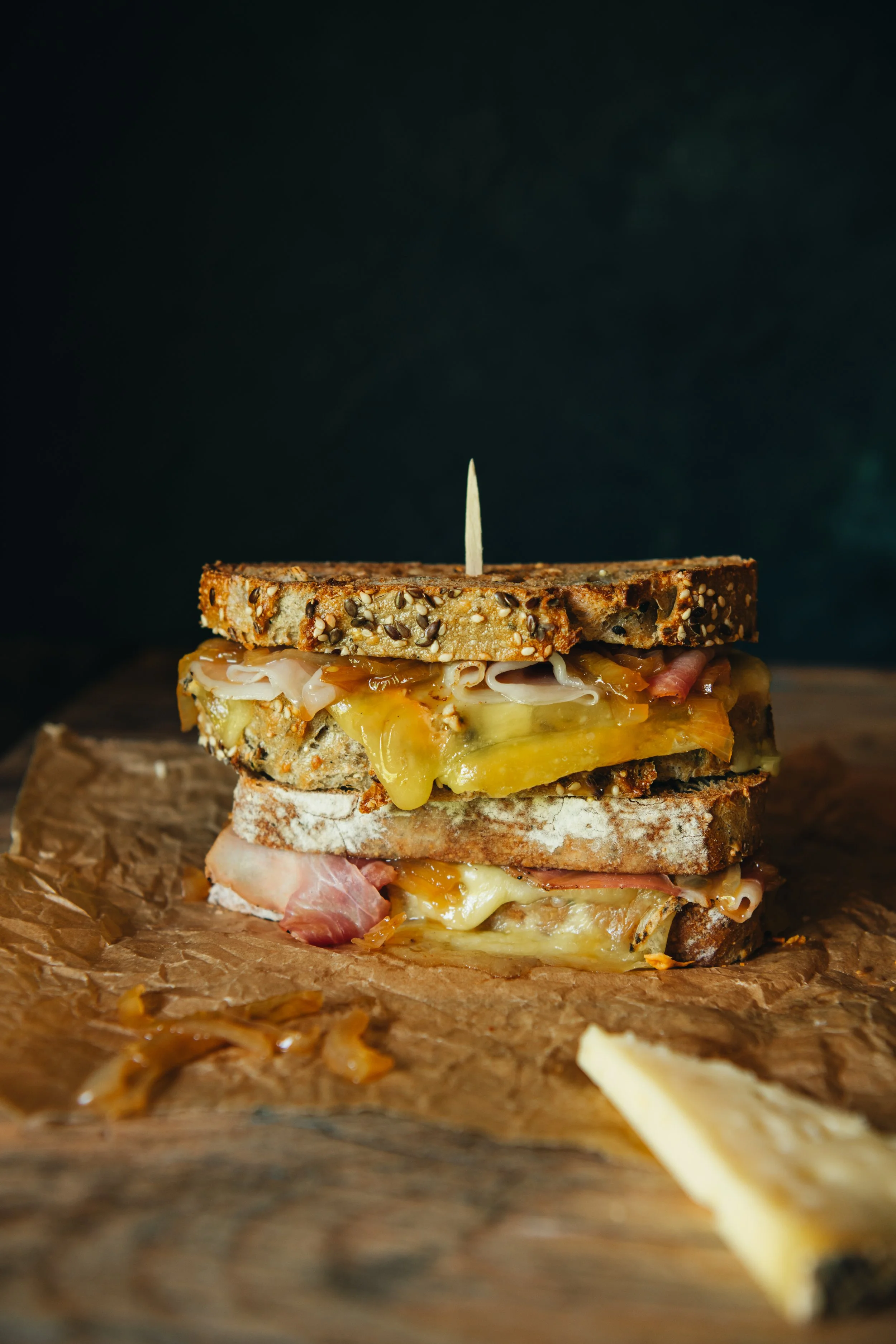 Croque rustique a la tomme de vache. 🧀