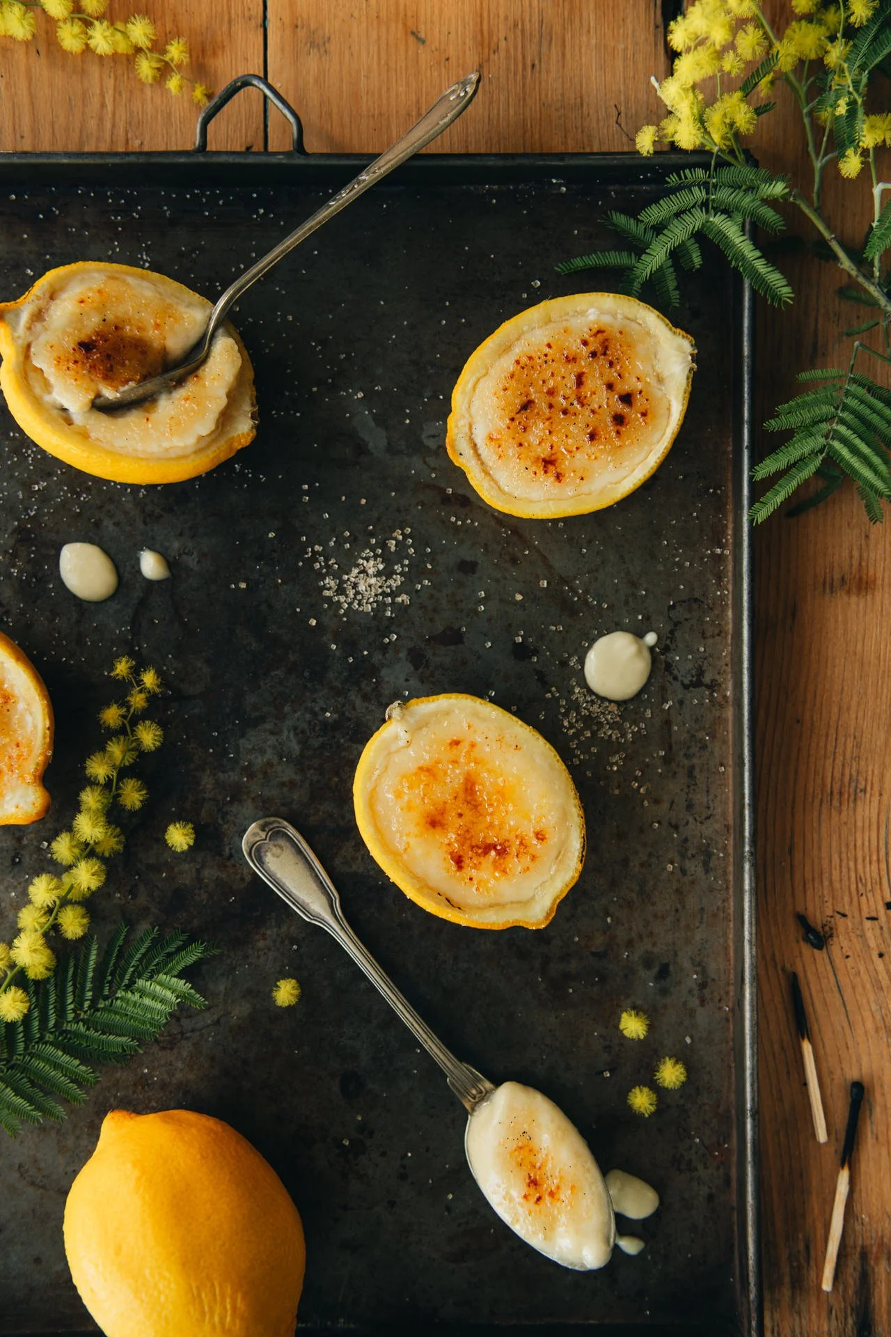 Crèmes catalane au citron 