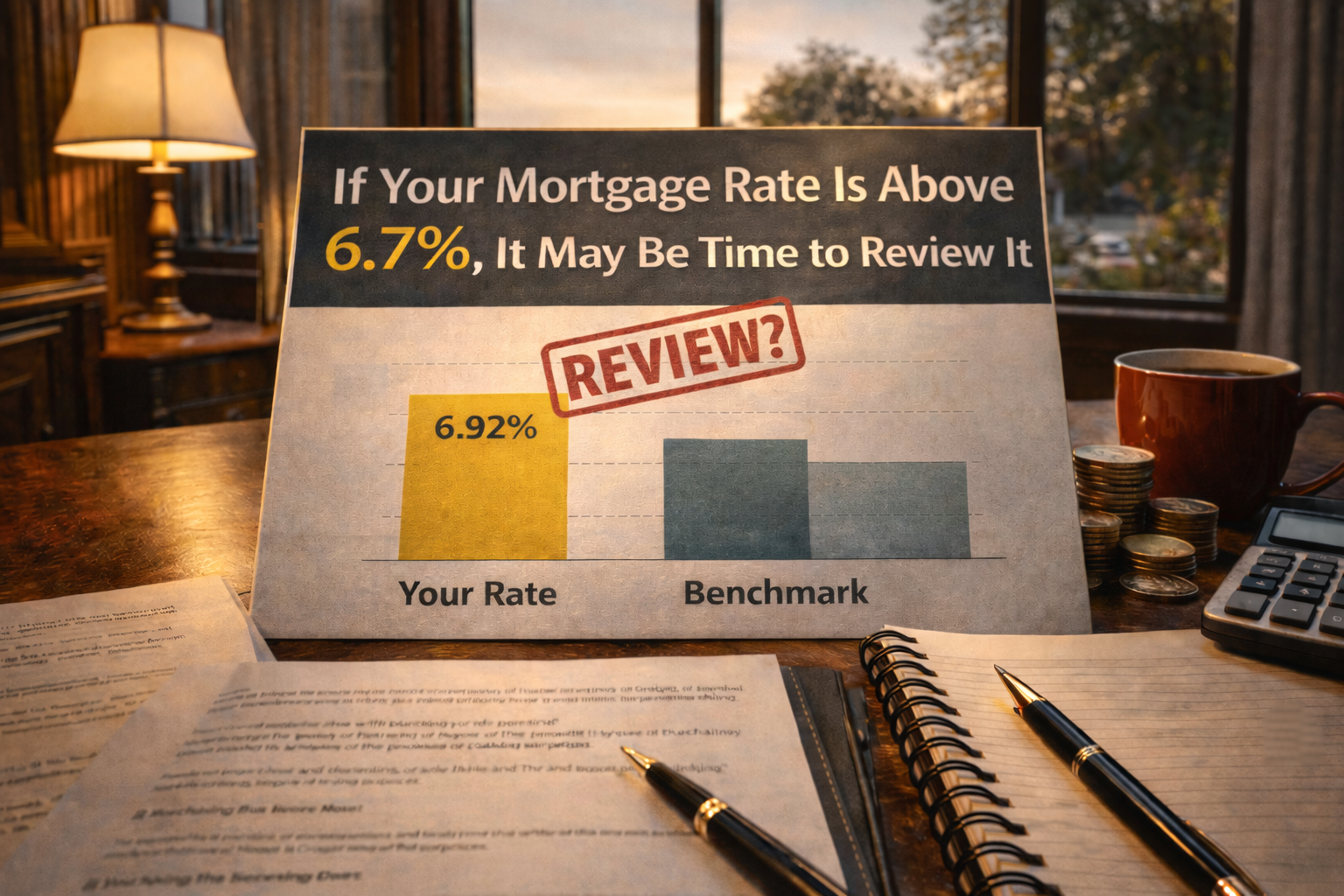 If Your Mortgage Rate Is Above 6.7%, It May Be Time to Review It