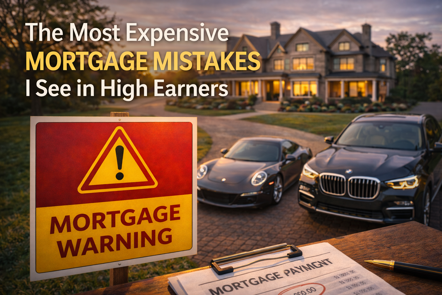 The Most Expensive Mortgage Mistakes I See in High Earners