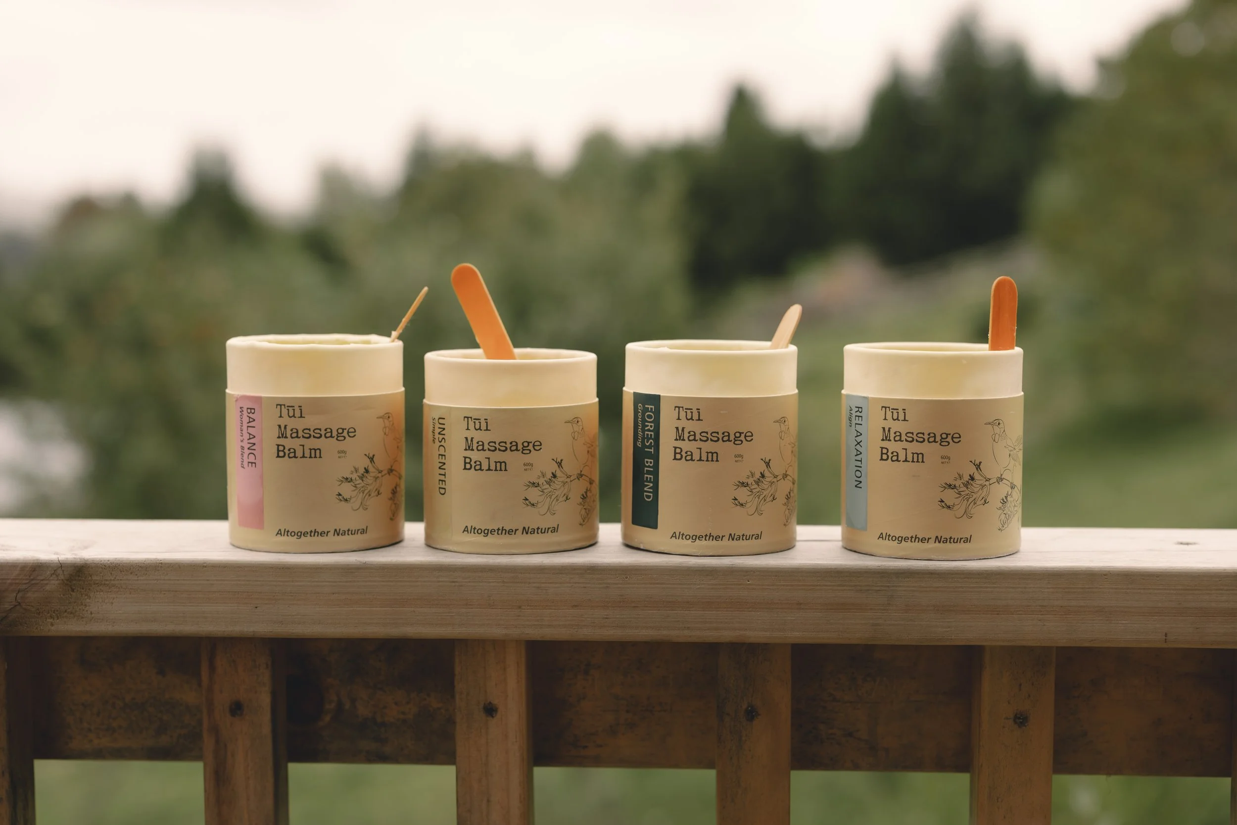 Tui massage balms. 