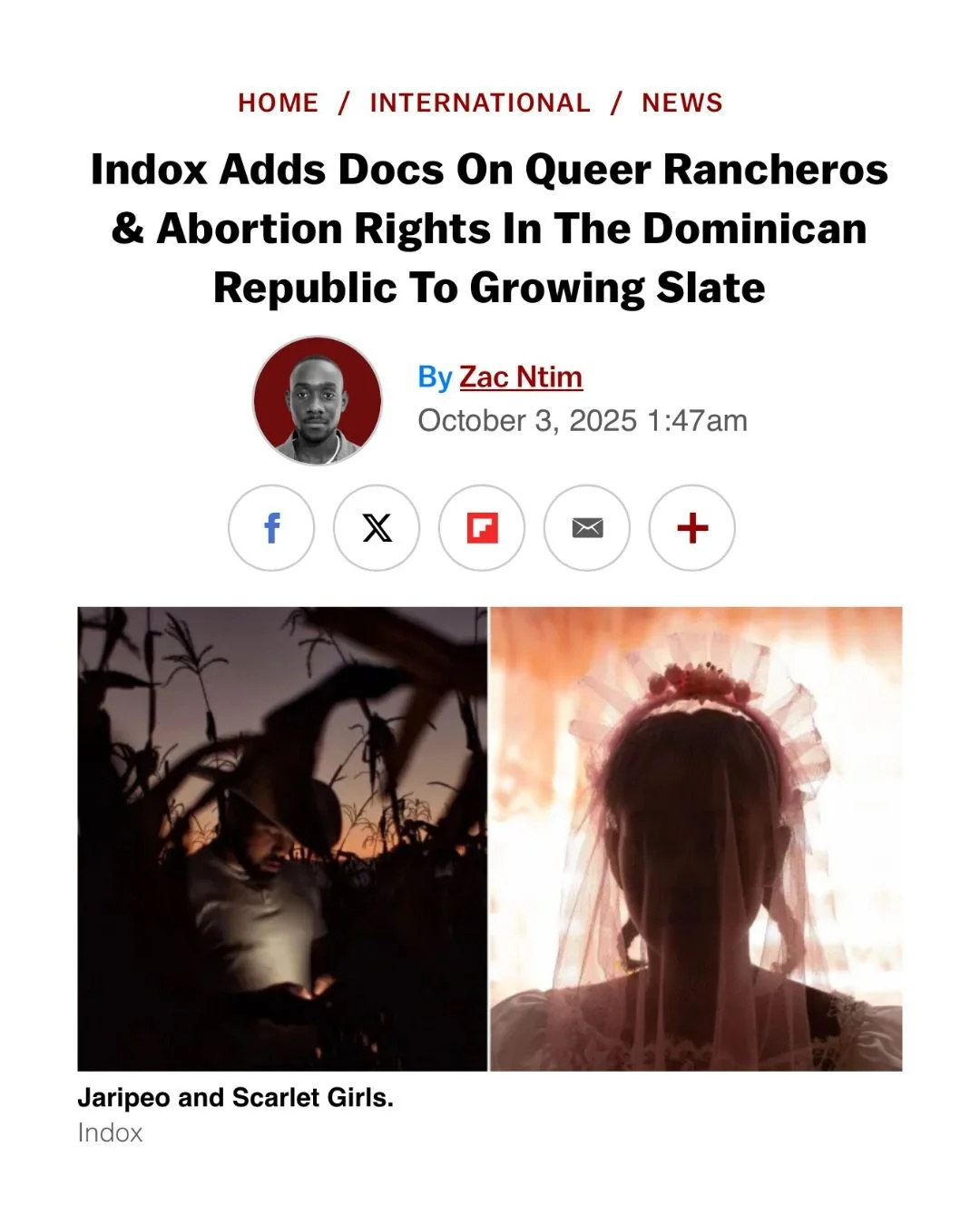 New Titles!
As reported by @deadline we are very happy to share that we will be representing two exciting new titles, currently in post-production. 
JARIPEO by @http.efrain.yin & @payasaderodeo.pdf & produced by @sarahstrunin 
The team sha