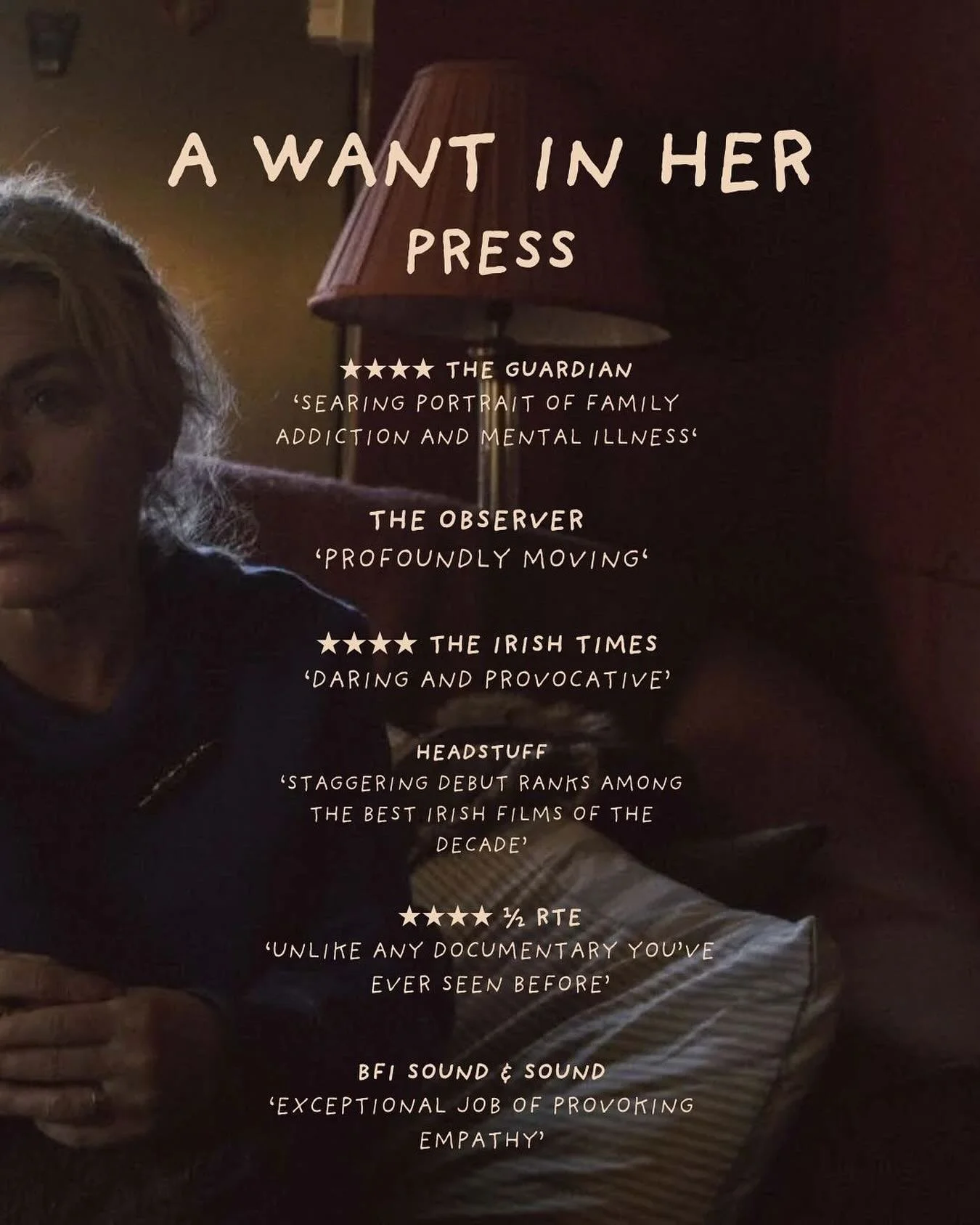 New press for A WANT IN HER by @myrid_carten 
In cinemas now!
@wearebreakout @katmansoor @roisingeraghty