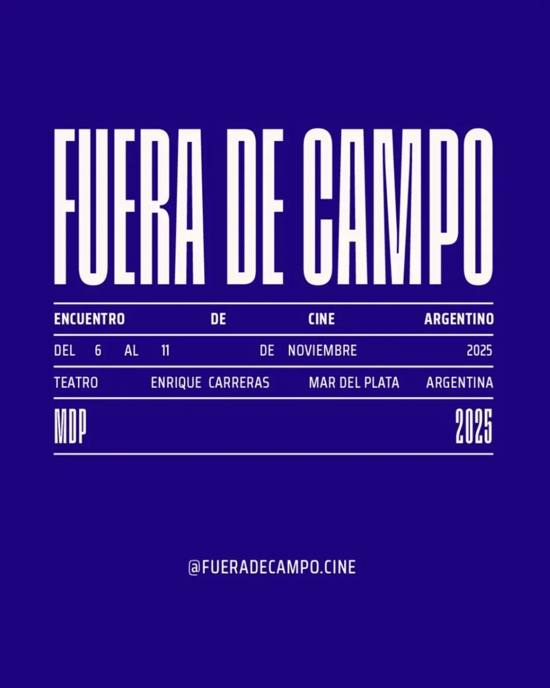 New Festival Screenings: @fueradecampo.cine 2025
THE WORLD UPSIDE DOWN by @agosdiluciano & @leschwitter 
'Fuera de Campo was born from the initiative of a self-organised group of directors, producers, critics, and film workers. In response to t