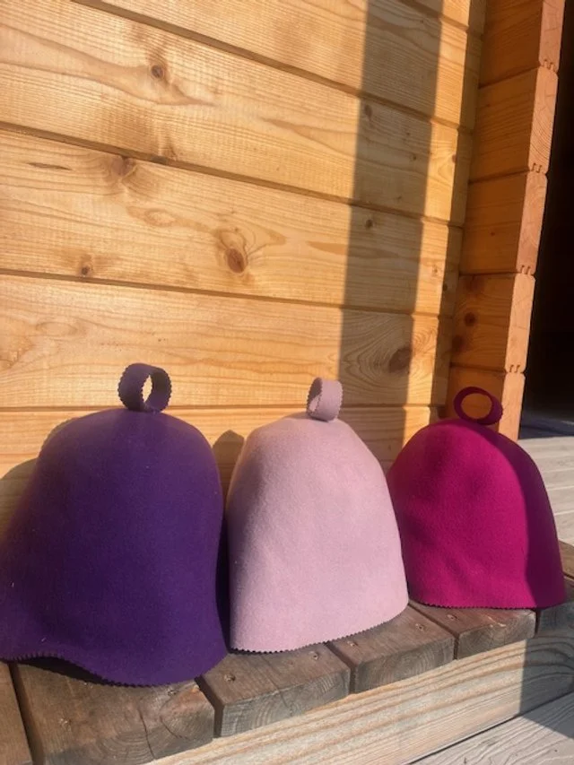 Sauna Hats.  Health Yourself.  Harriets House. Coltishall