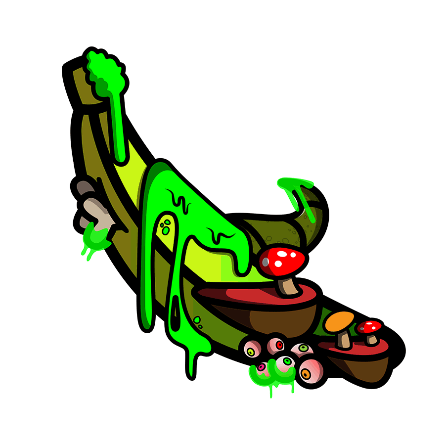 The Banana Cartel, Character design, illustration & generative art 3