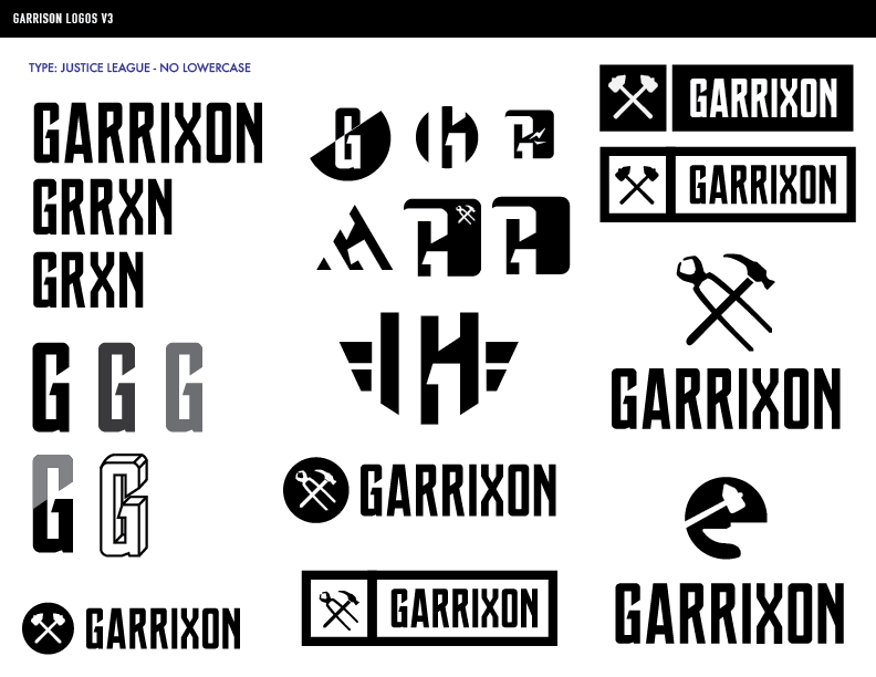 Garrixon Studio, Logo design & photography 3