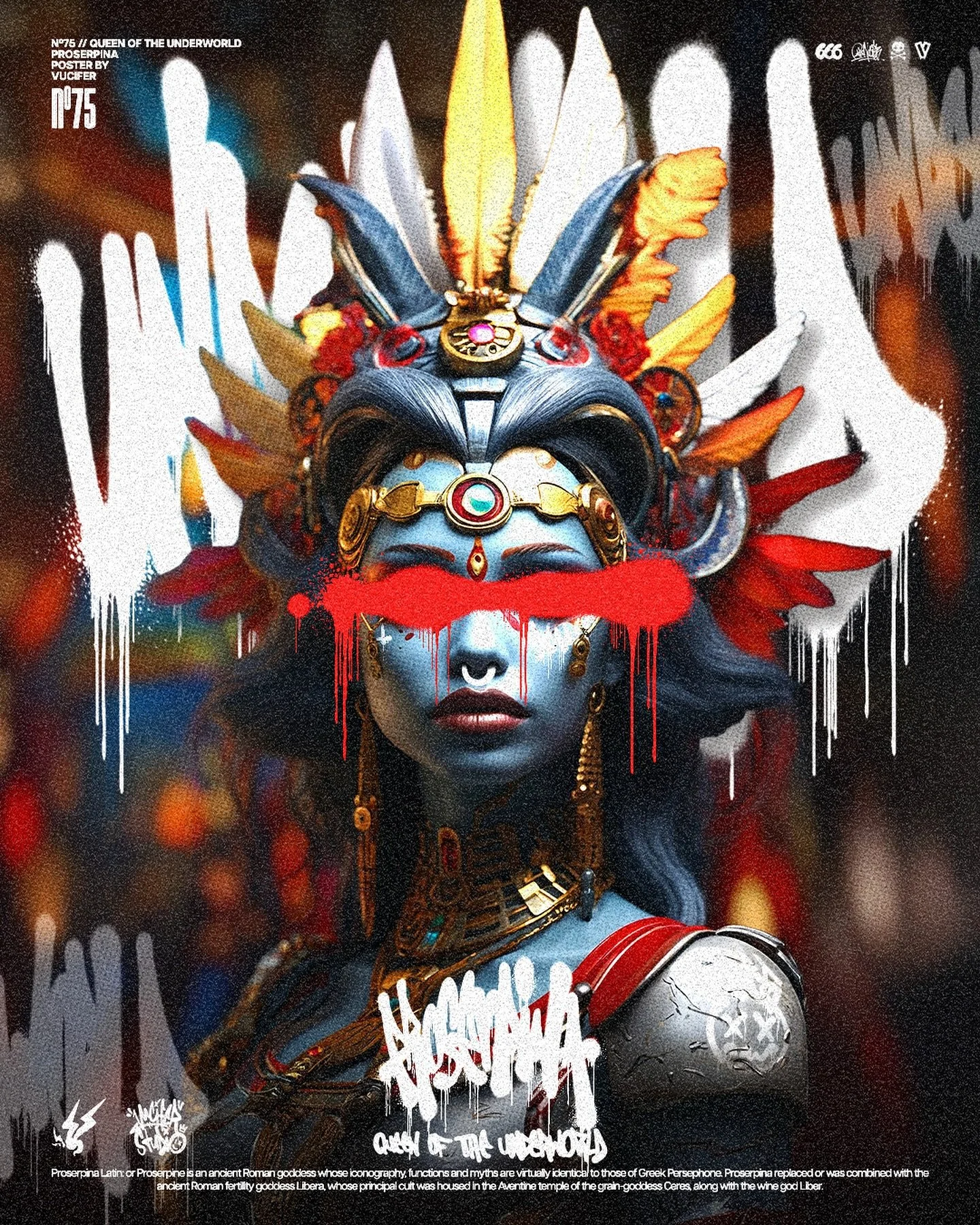 N&ordm;75 // underworld
Swipe for type process
&mdash;
Made with procreate and photoshop