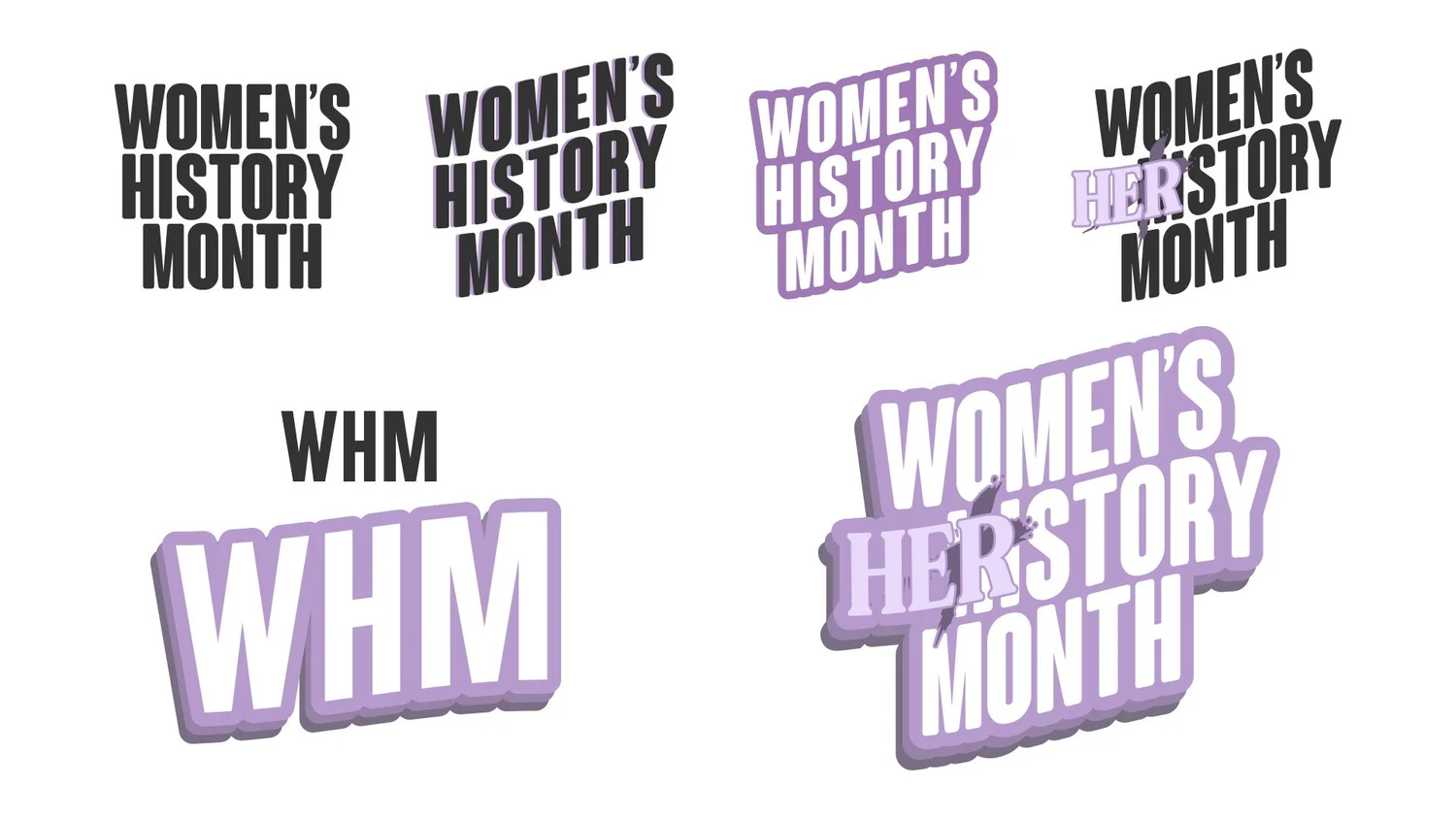 Women's History Month, Event design & UI 5