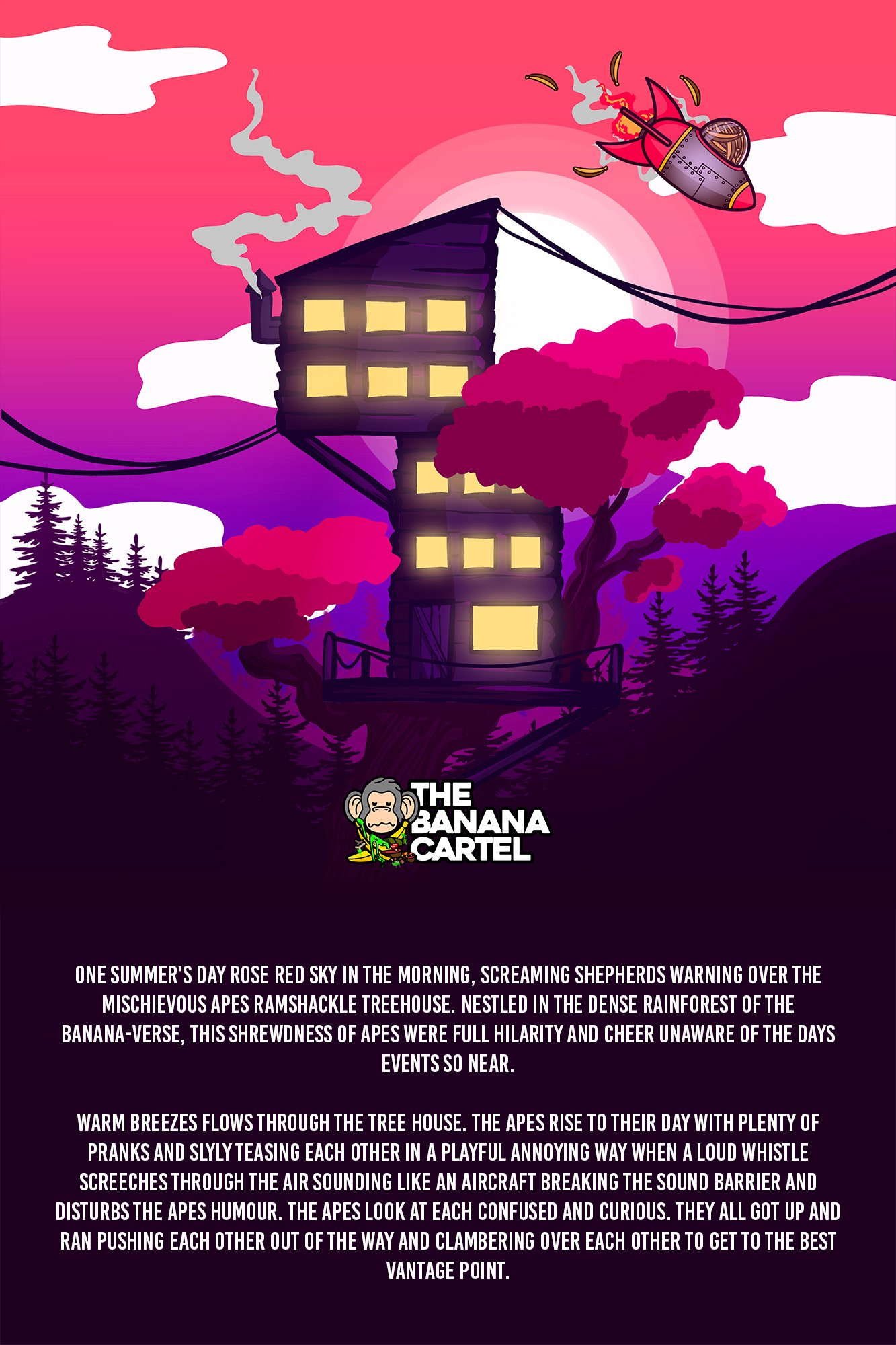 The Banana Cartel, Character design, illustration & generative art 17