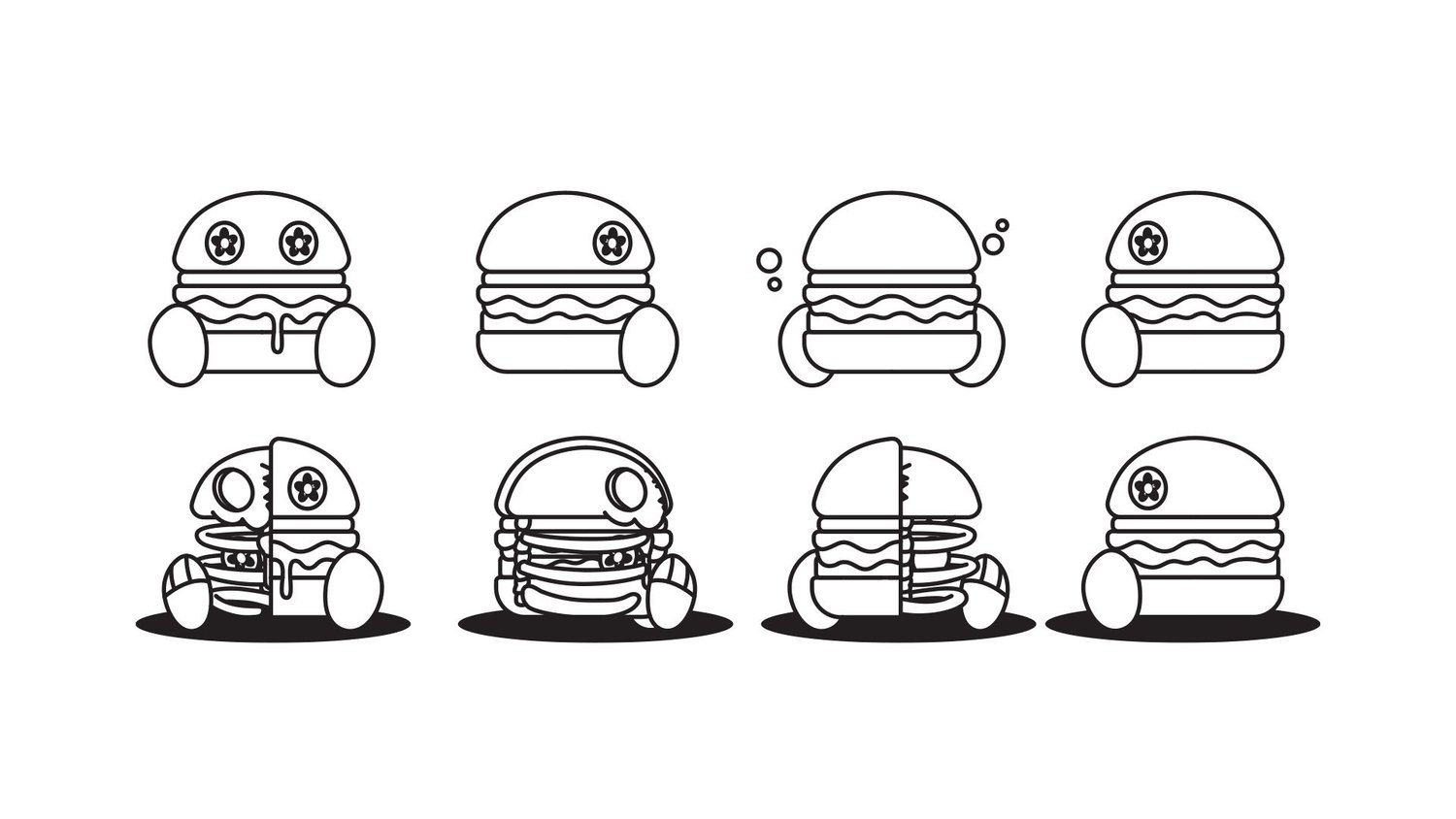 Vandy the Pink, GoreBurger character design 3