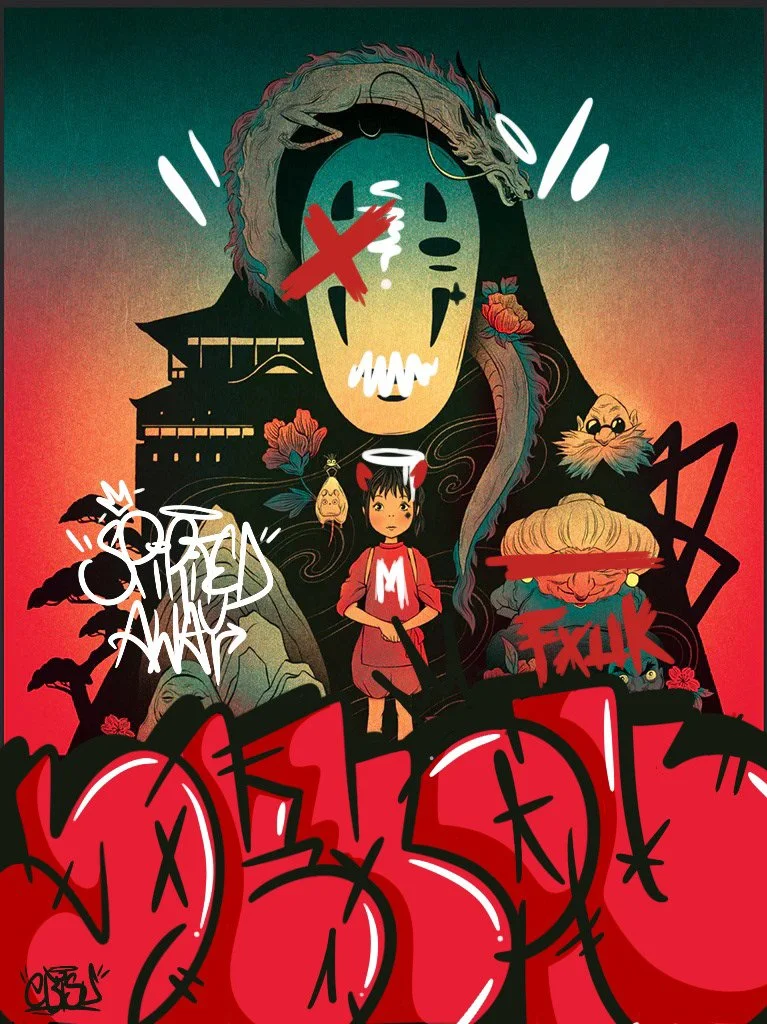 Throwie Font, Custom graffiti typeface 3