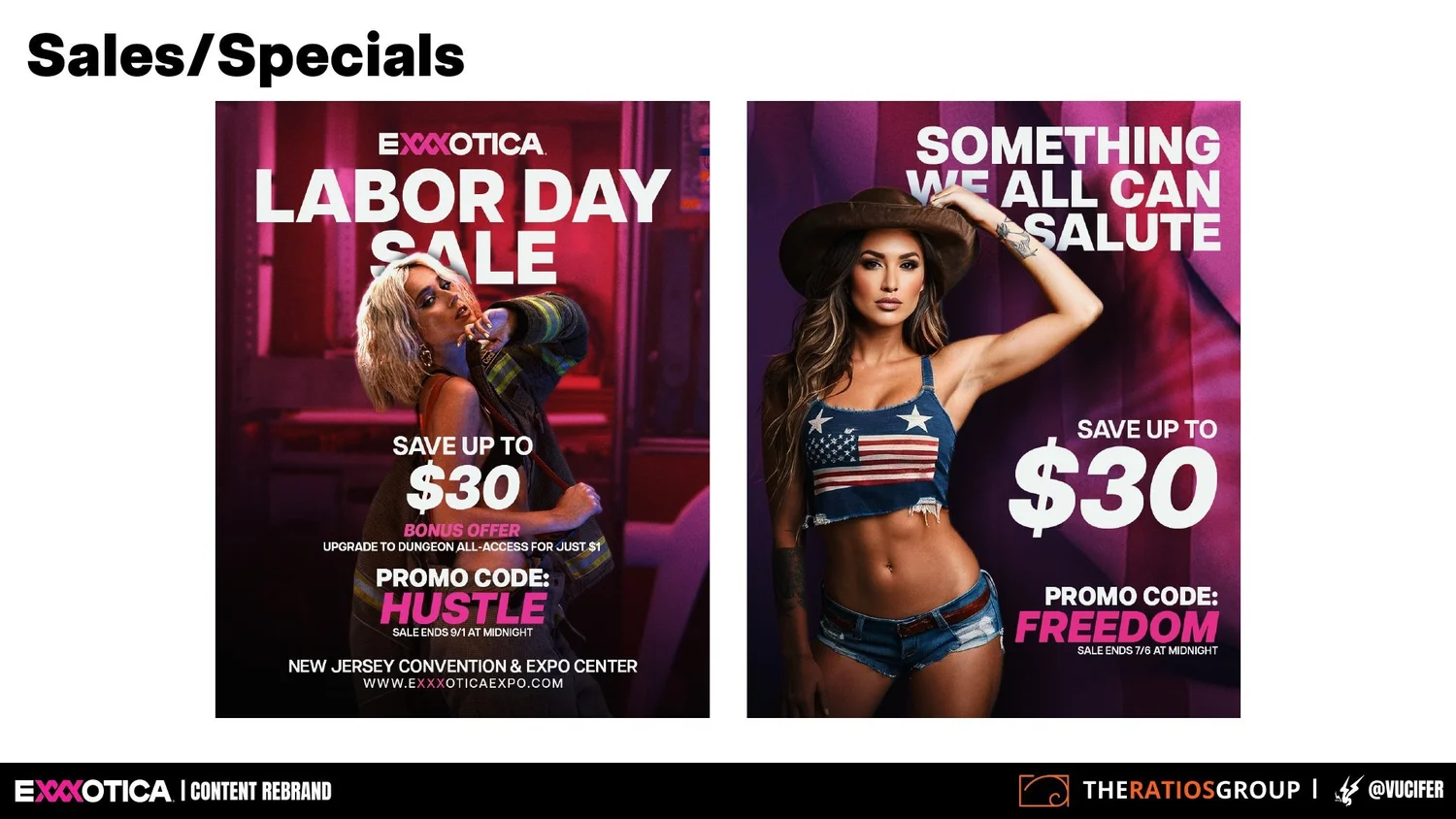 Exxxotica sales posts: Labor Day sale and a holiday promo code