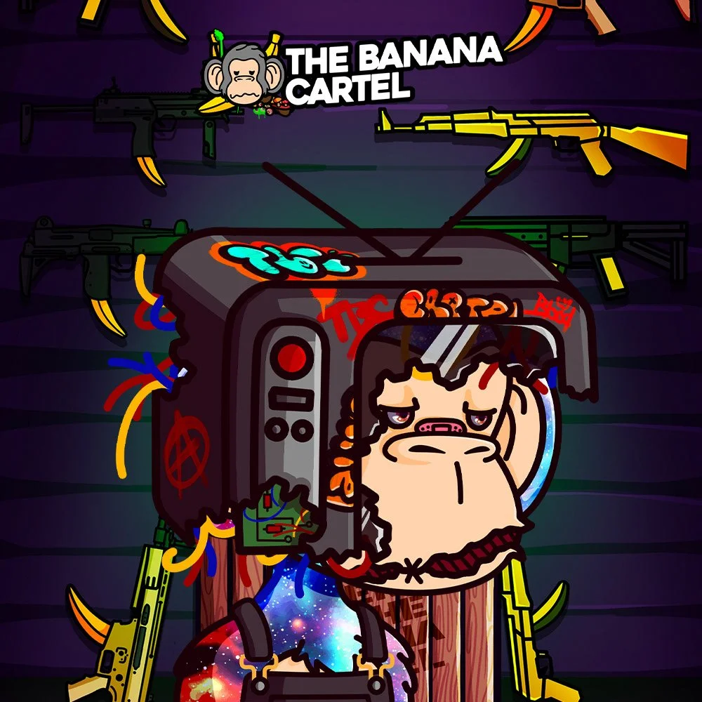 The Banana Cartel, Character design, illustration & generative art 65