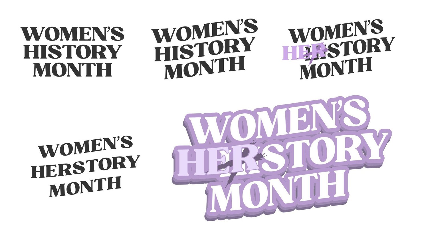Women's History Month, Event design & UI 4