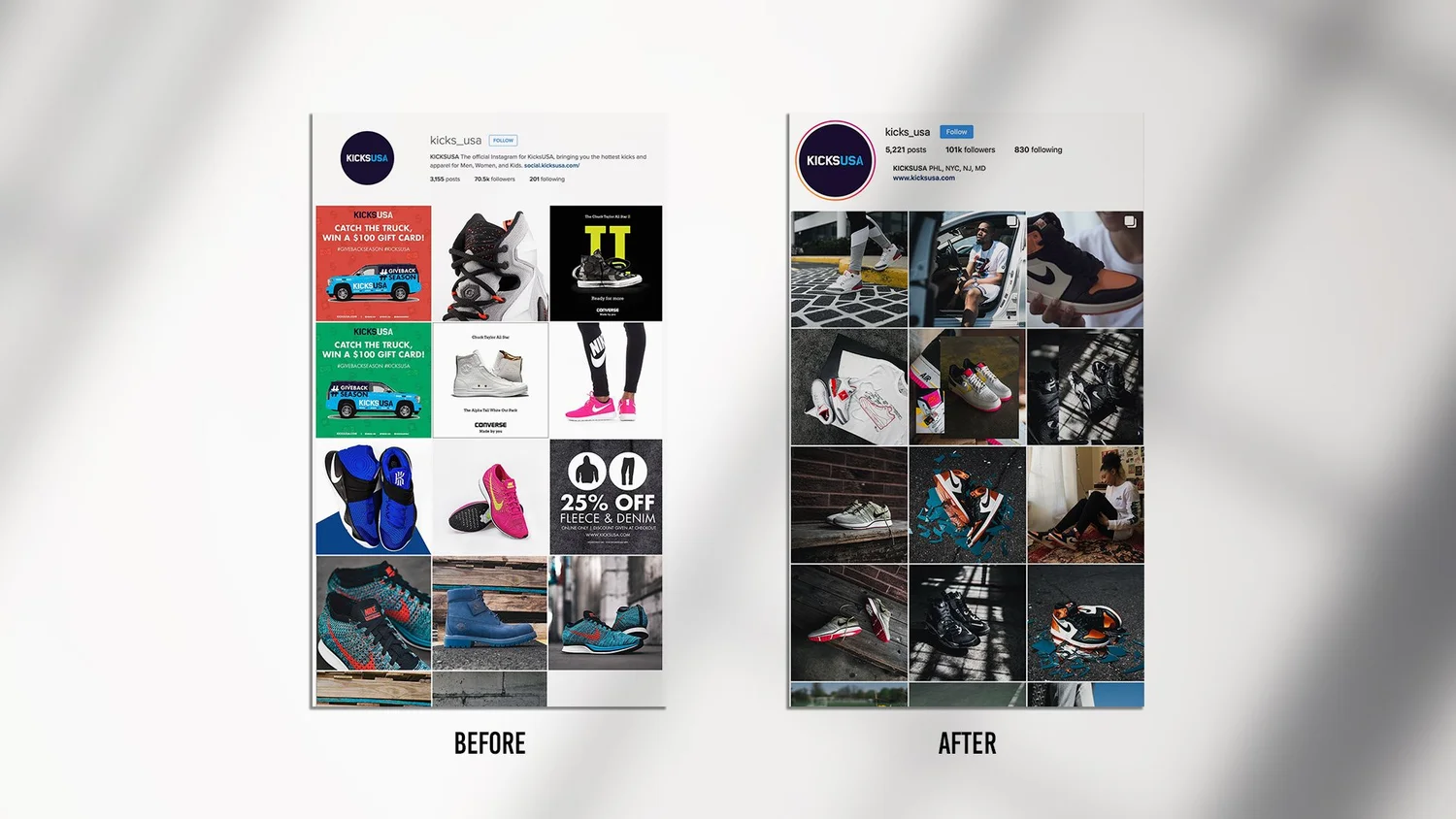 Kicks USA, Rebrand & art direction 5