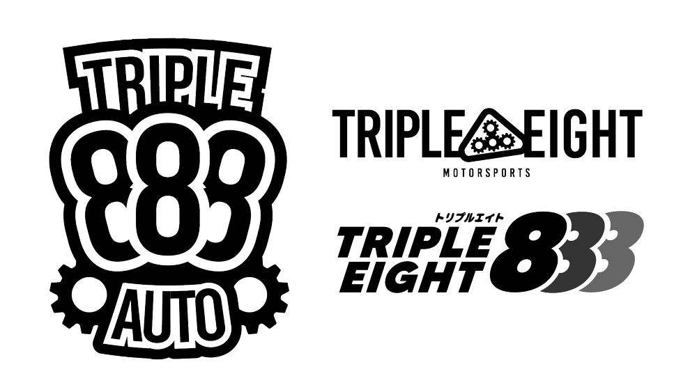 Triple Eight Auto, Logo & lettering