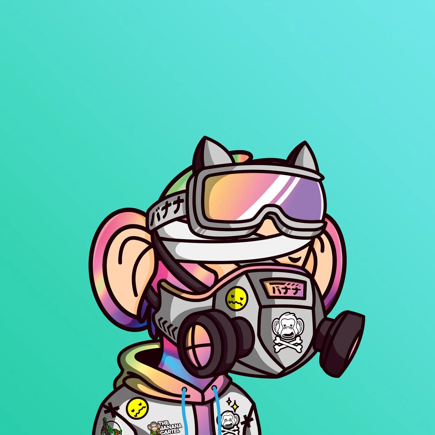 The Banana Cartel, Character design, illustration & generative art 40