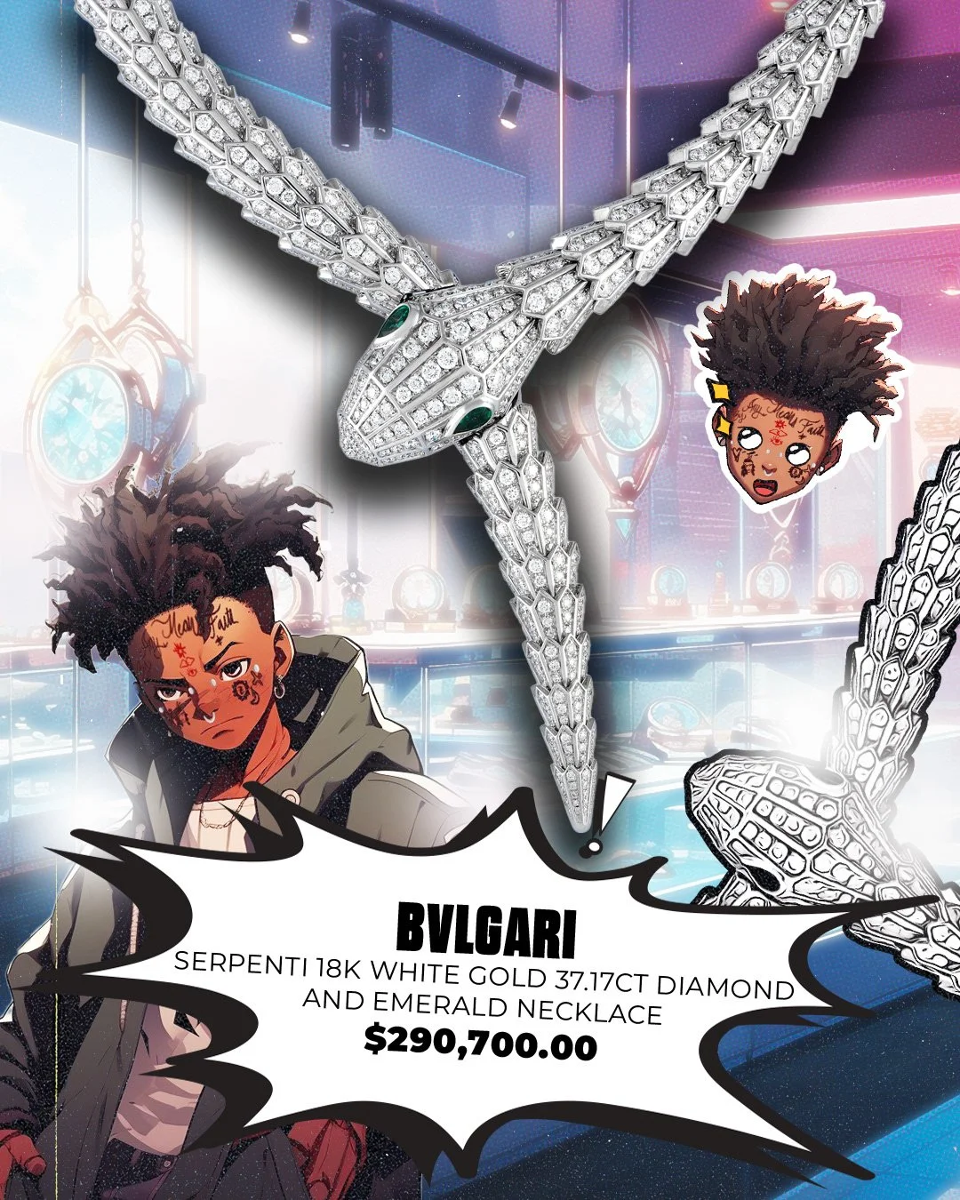 Luxury Bazaar × Lil Uzi Vert, Watch menu 8