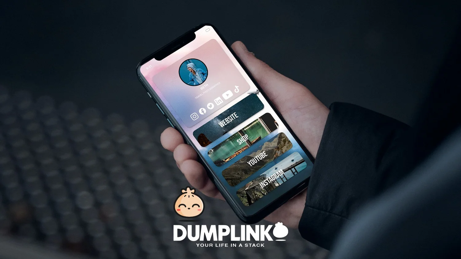Dumplink, UI & brand design cover