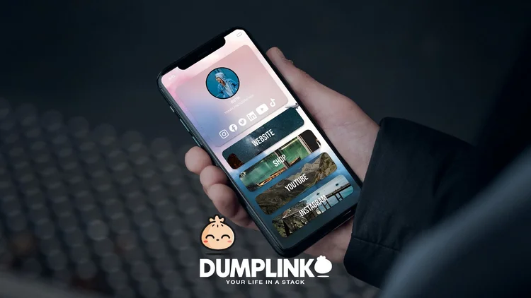 Dumplink link-in-bio app designed and built by Paul Vu