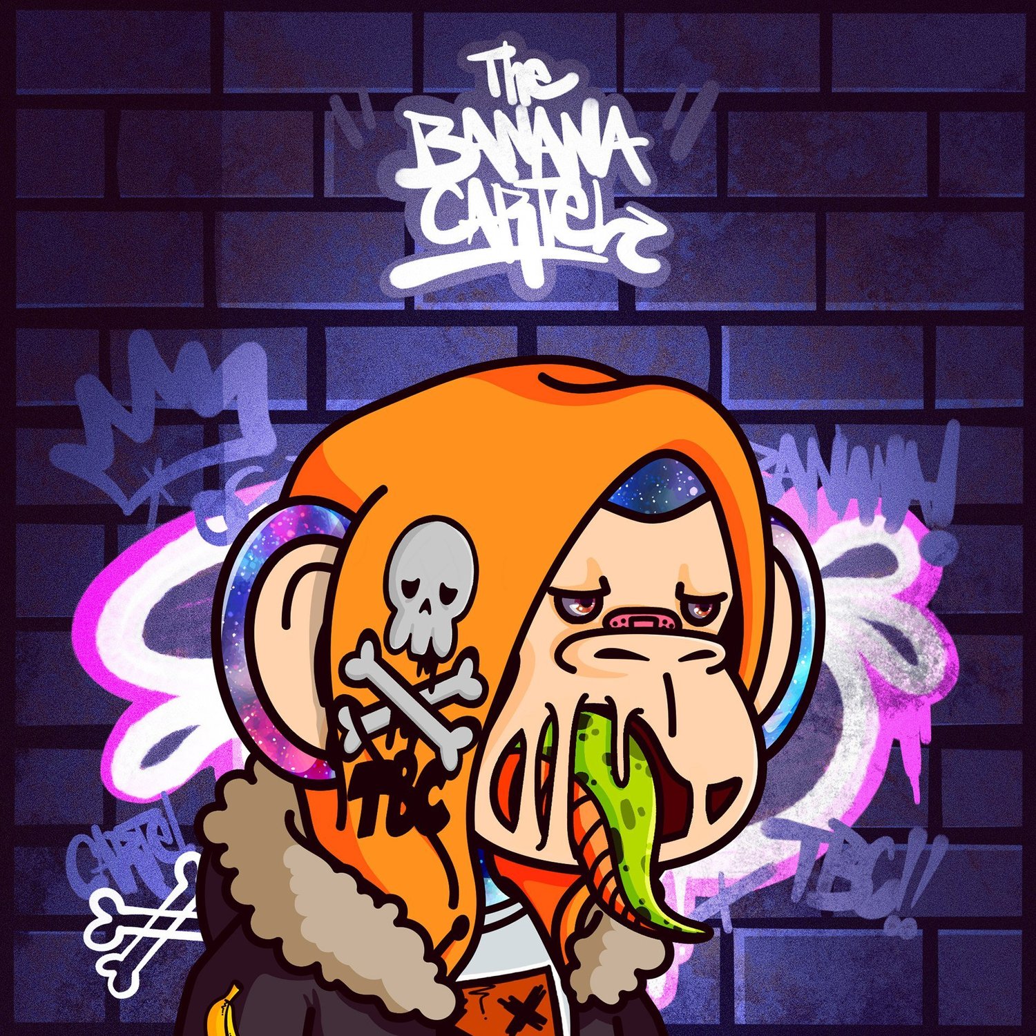 The Banana Cartel, Character design, illustration & generative art 66