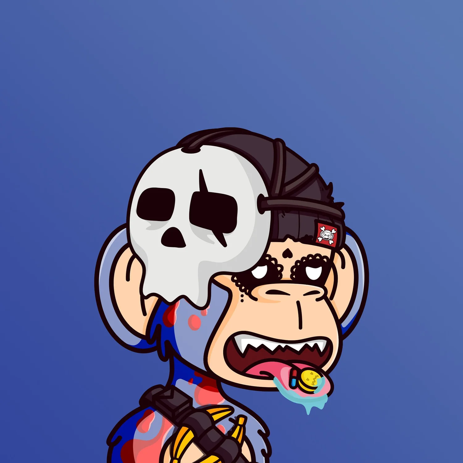The Banana Cartel, Character design, illustration & generative art 42