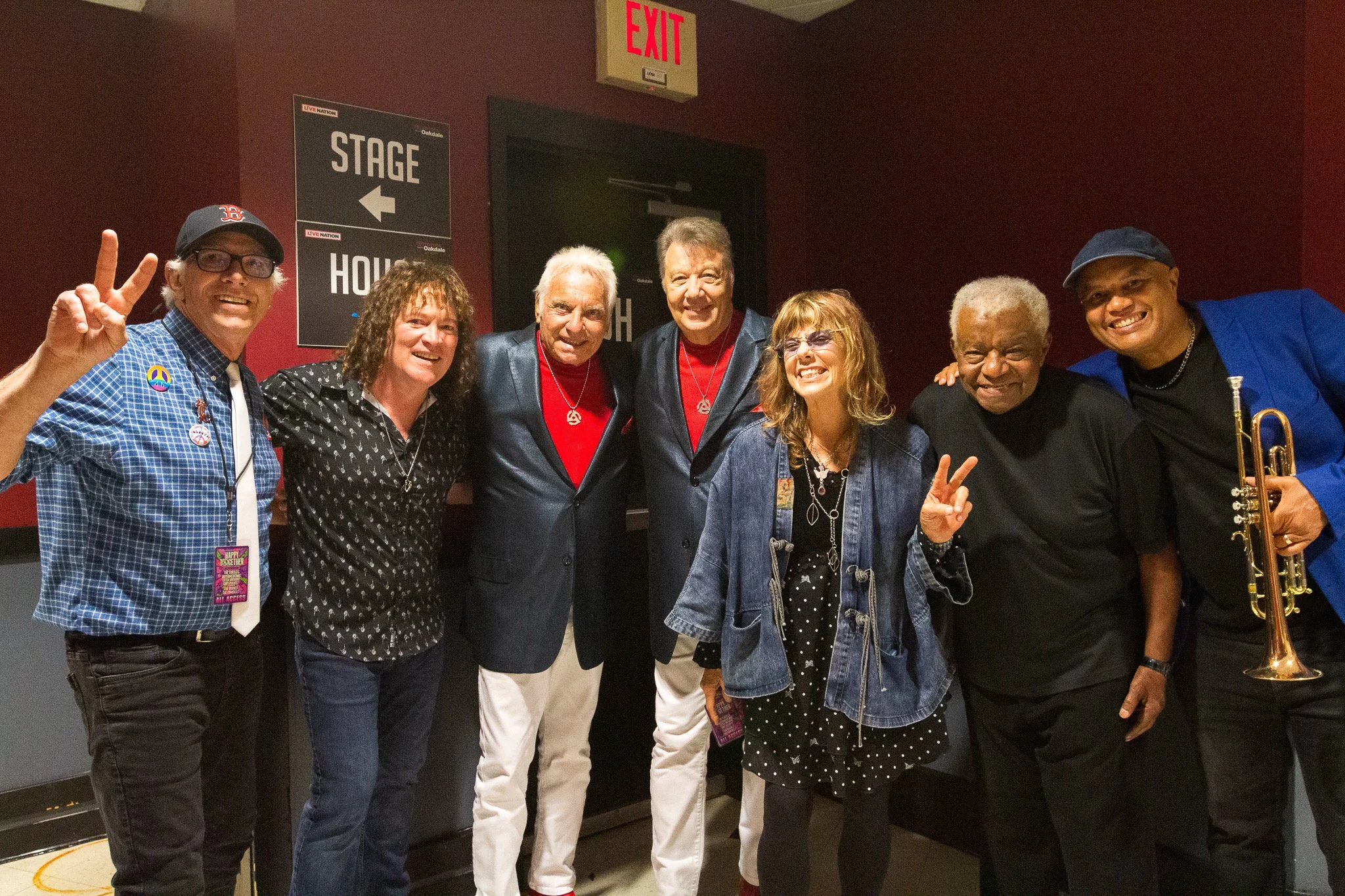 Jay and the Americans with fellow artists from the Happy Together tour.