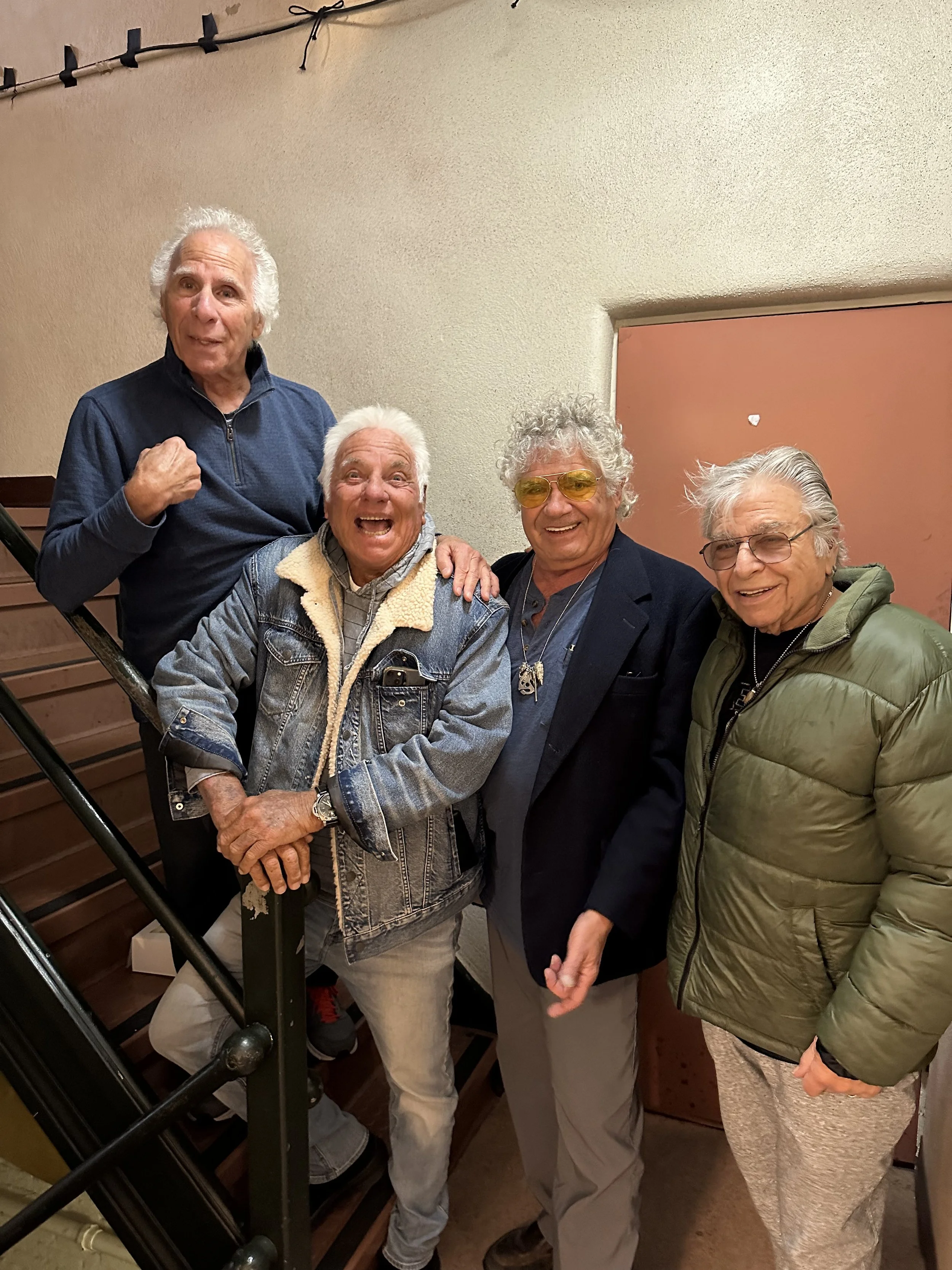 Jay Siegel of The Tokens and The Americans. A classic moment celebrating friendship and harmony between two iconic groups.