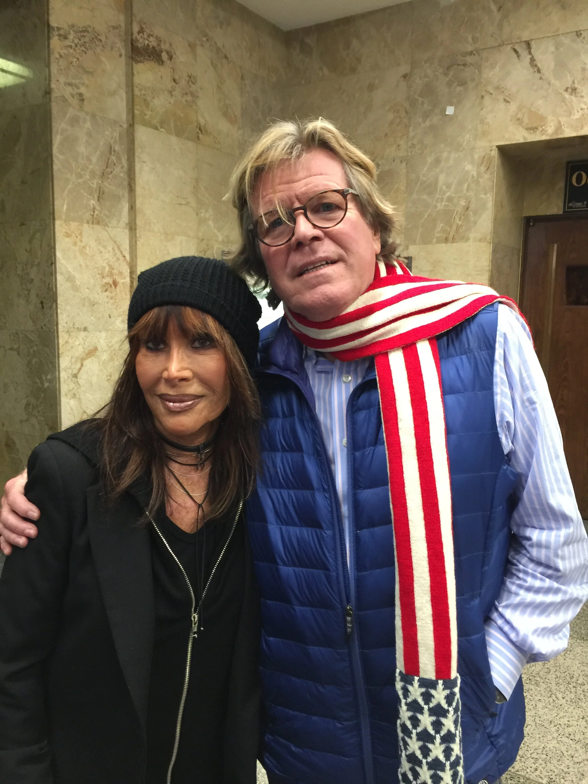 Merle and Peter Noone of Herman's Hermits