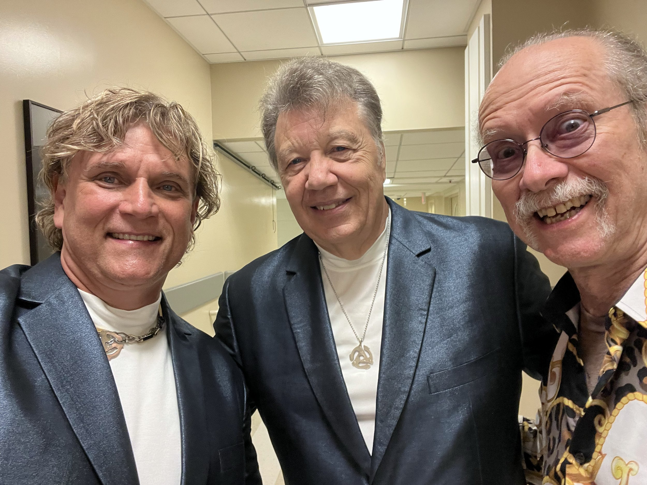 Backstage vibes with Dale Herr, music director for Little Anthony.