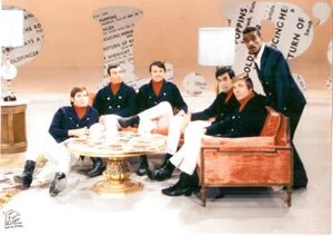 The group with the one and only Sammy Davis Jr. A rare moment with one of the most iconic performers in history!