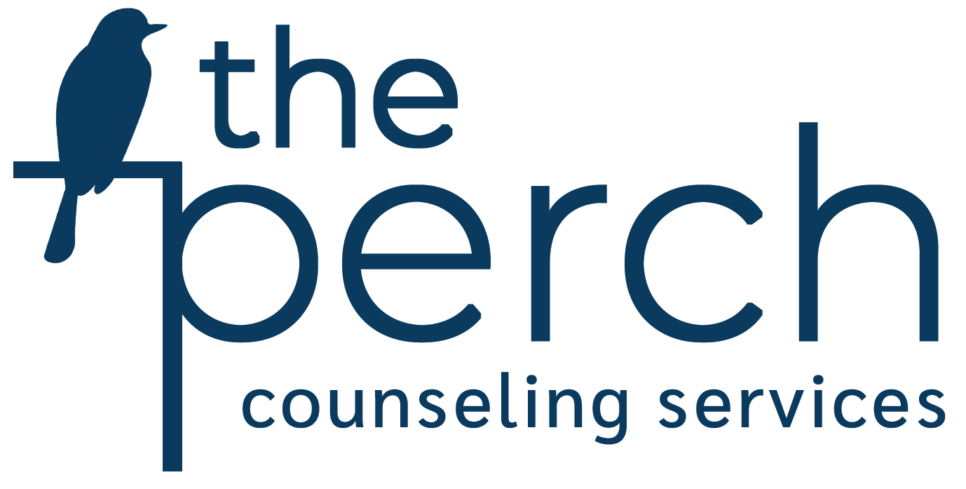 Logo for the Branch Counseling Services featuring a blue bird perched on the word 'the' with the text 'branch' and 'counseling services'.