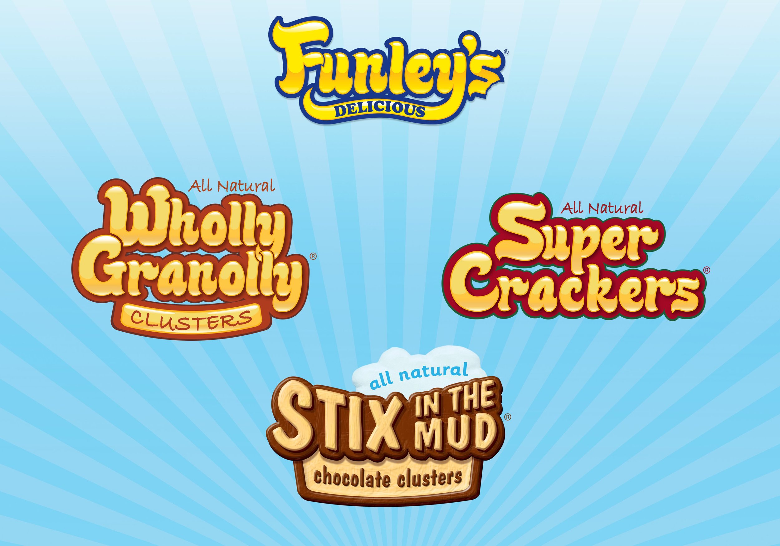 Created logotype and comprehensive brand identity. Designed three complete product lines for Funley’s® Delicious aligned with brand identity to maximize retail placement and market outreach.