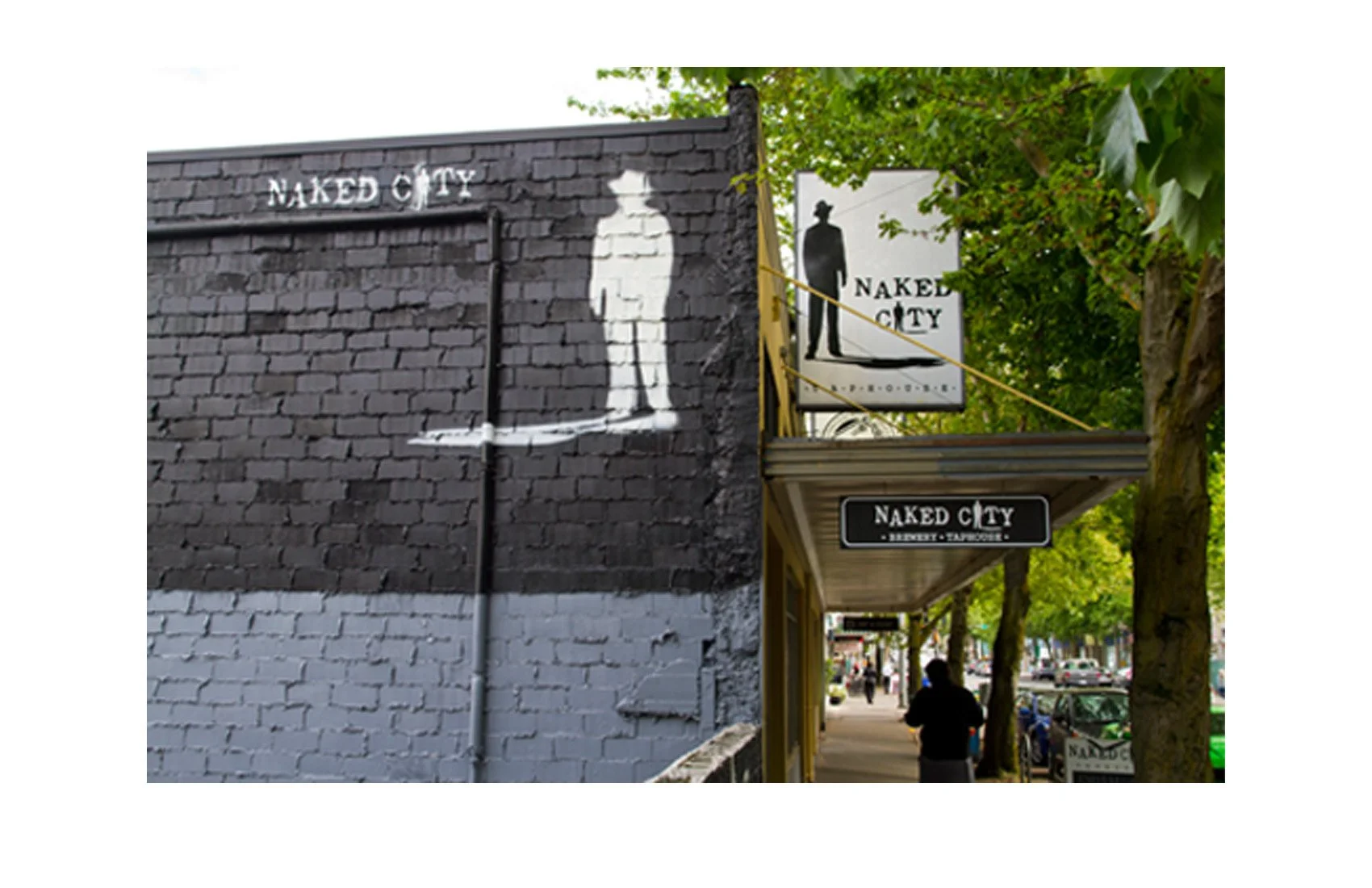 Developed logotype and comprehensive brand identity for Naked City Brewery and Taphouse.