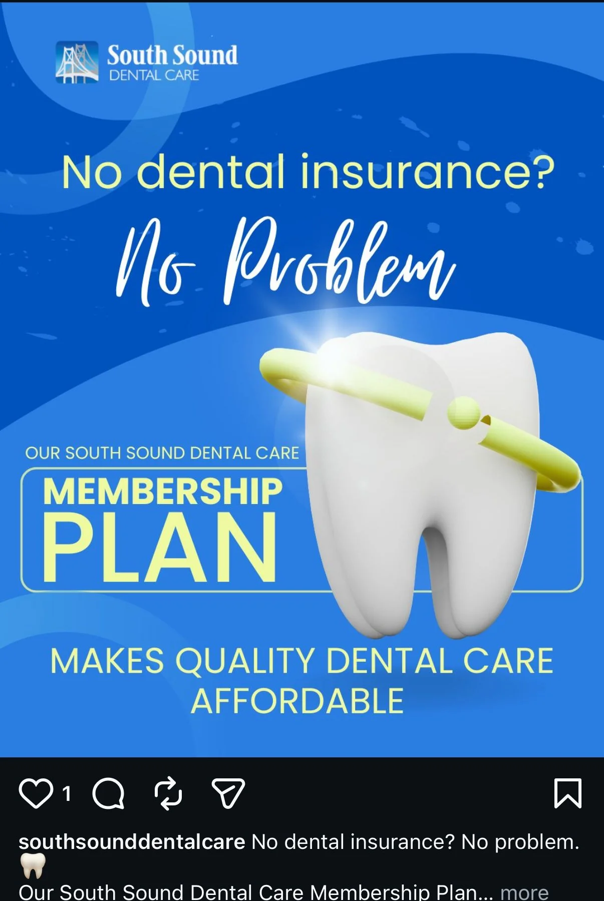Maintained online presence and unified visual branding across diverse portfolios for 20+ corporate clients, like South Sound Dental Care.
